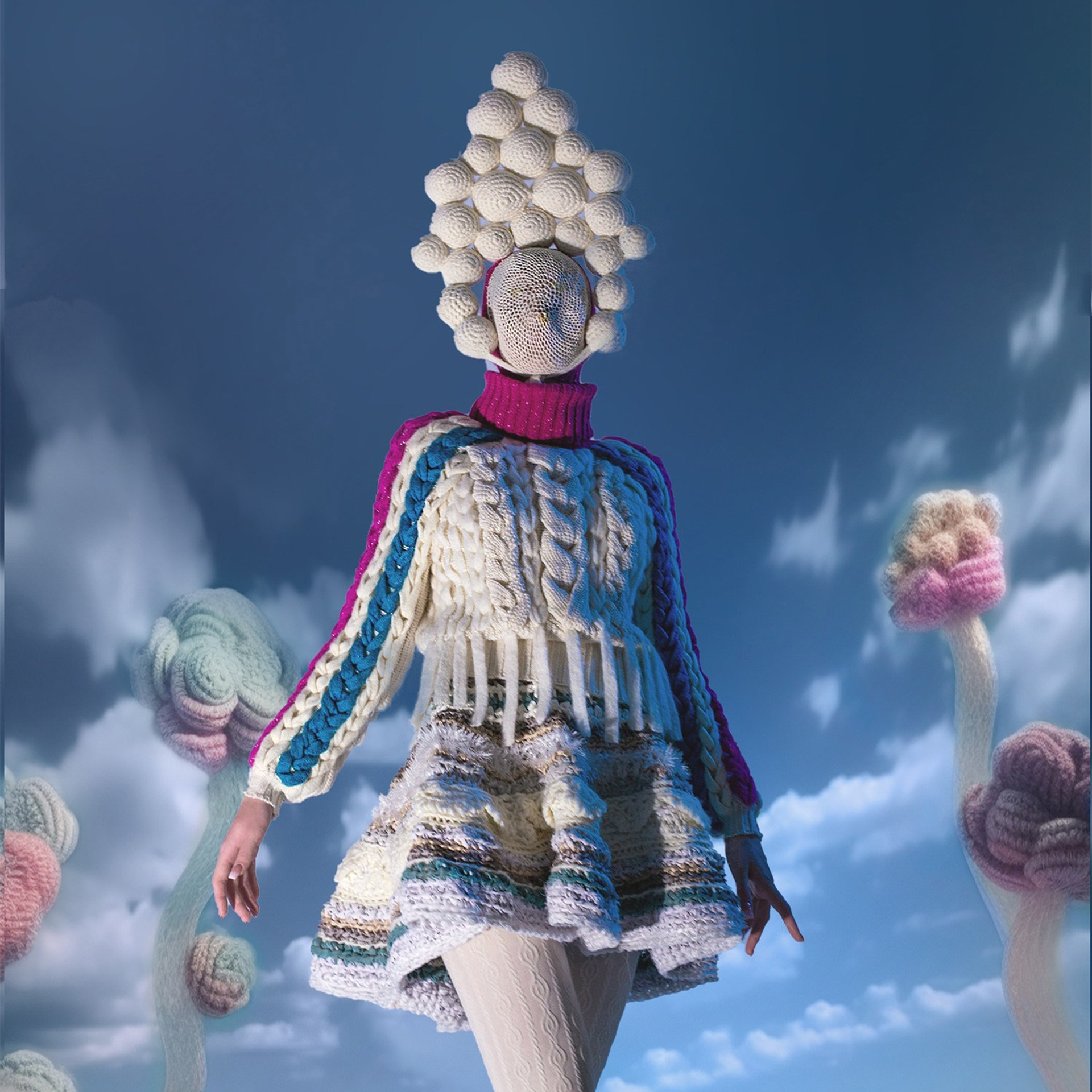 Art Residence с использованием нейрографики на фон