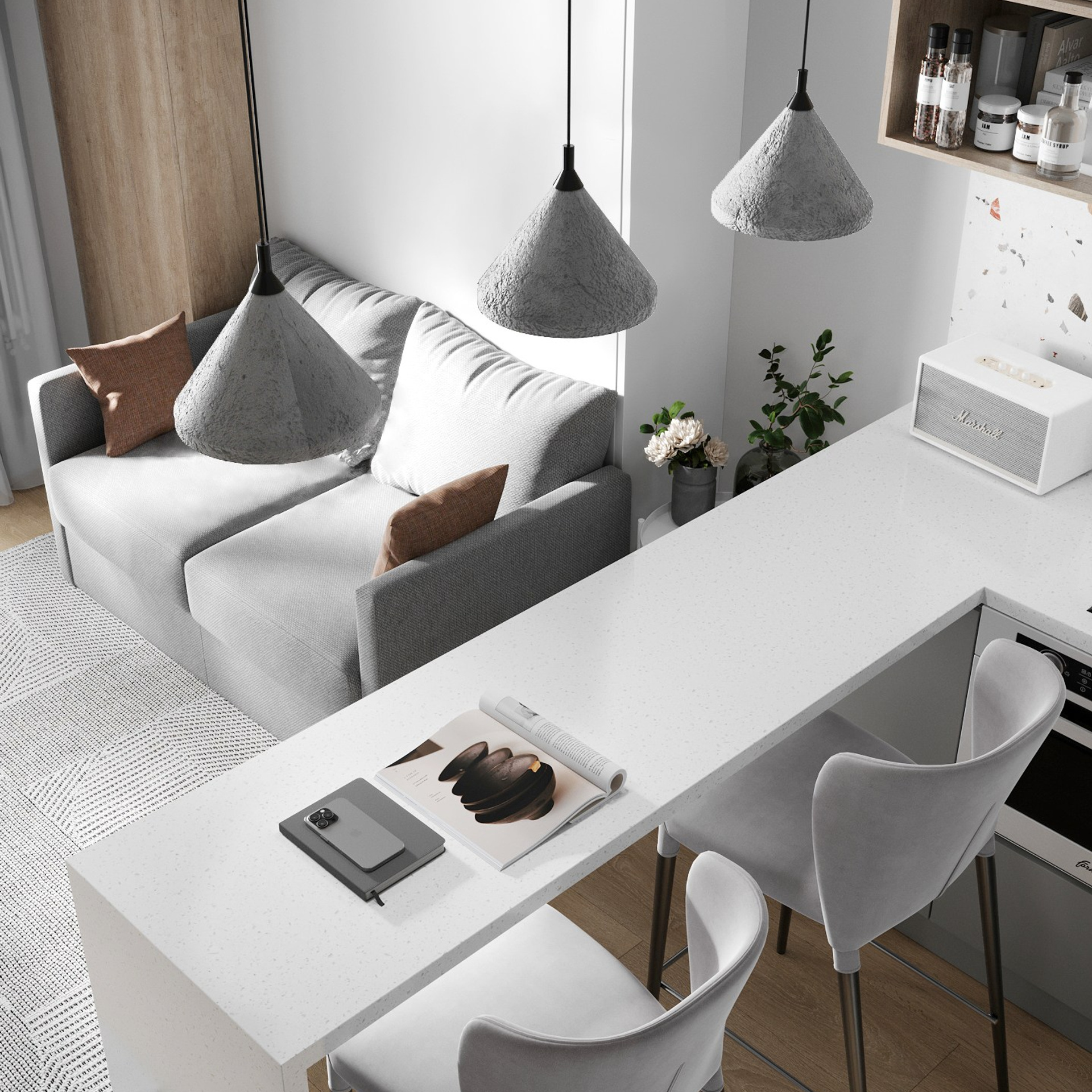 Студия 23 м²