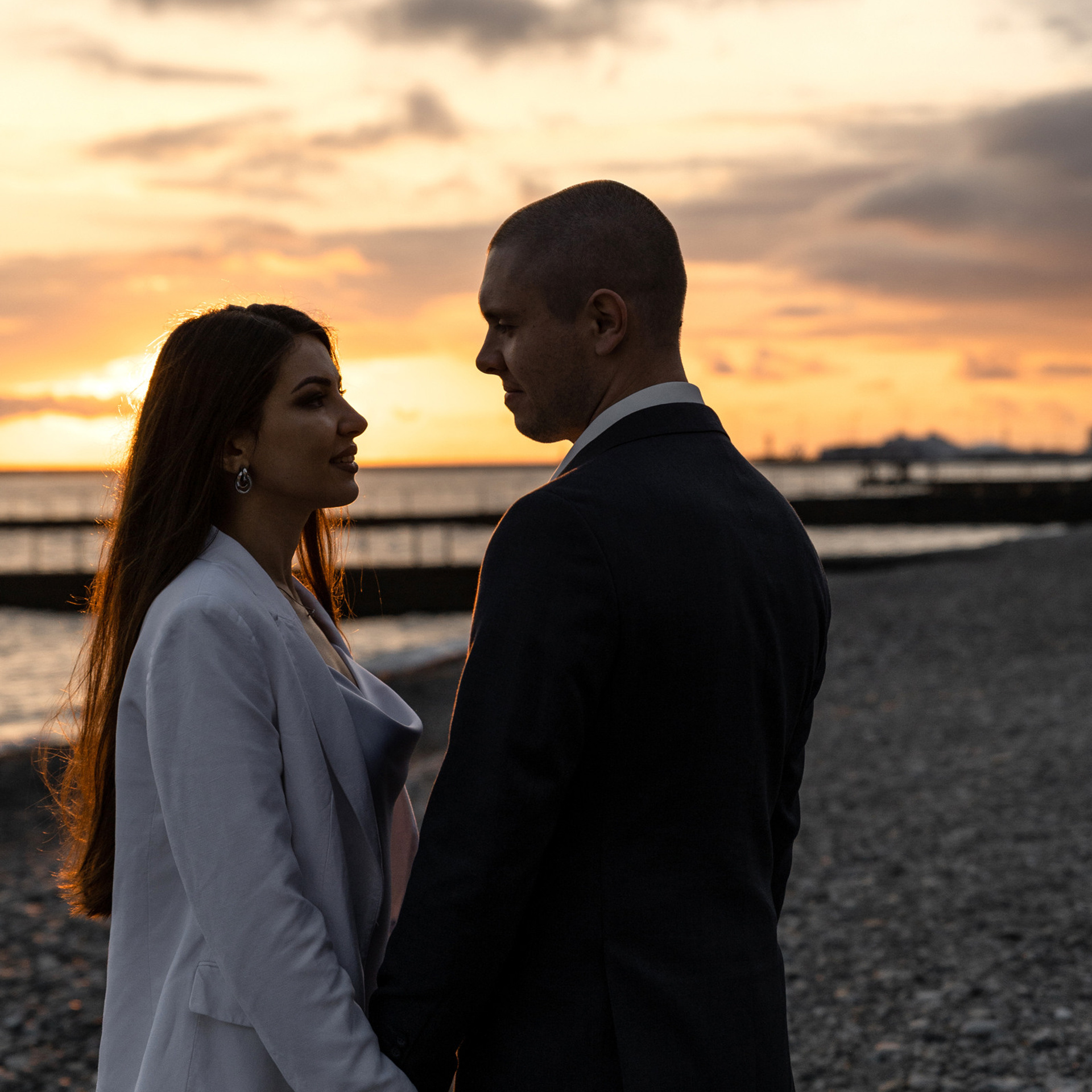 Закат на море. Свадебный фотограф Ростов-на-Дону Сочи