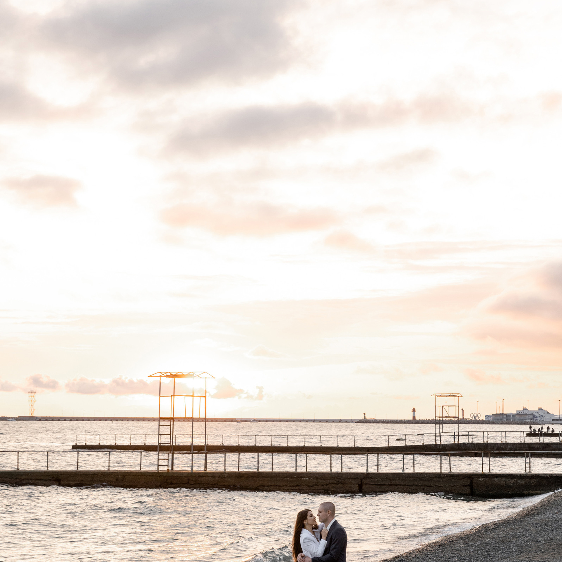 Закат на море. Свадебный фотограф Ростов-на-Дону Сочи