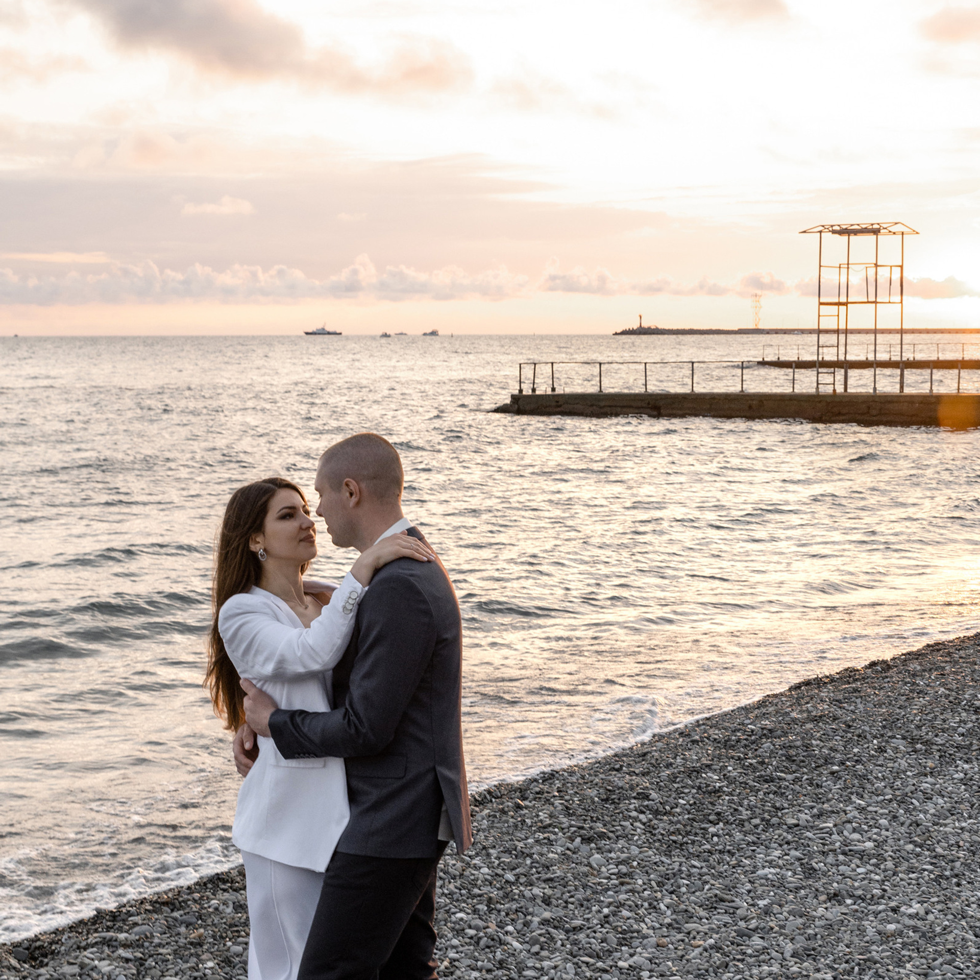 Закат на море. Свадебный фотограф Ростов-на-Дону Сочи