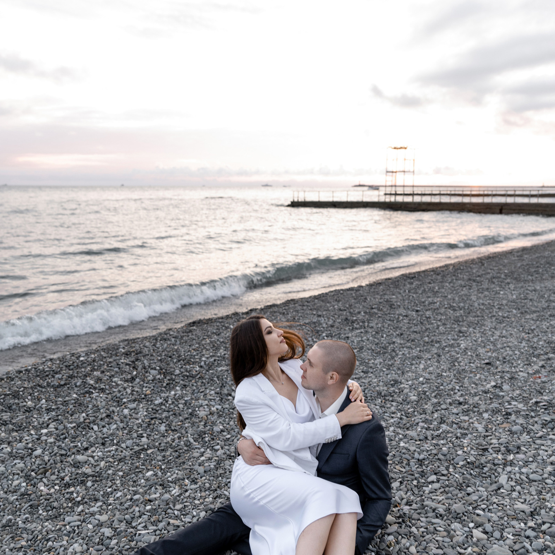 Закат на море. Свадебный фотограф Ростов-на-Дону Сочи