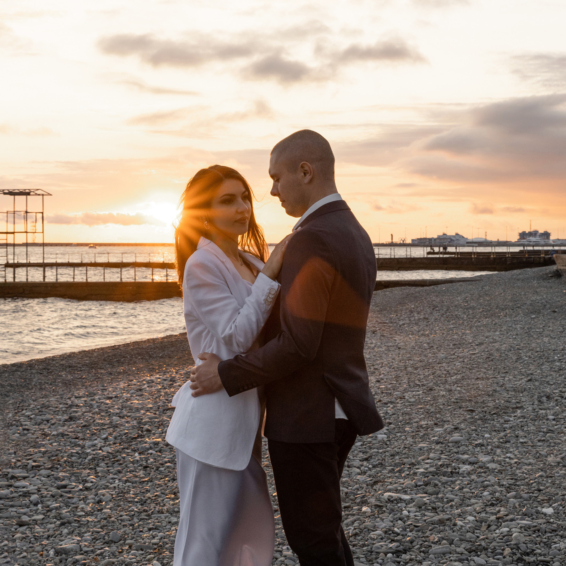 Закат на море. Свадебный фотограф Ростов-на-Дону Сочи