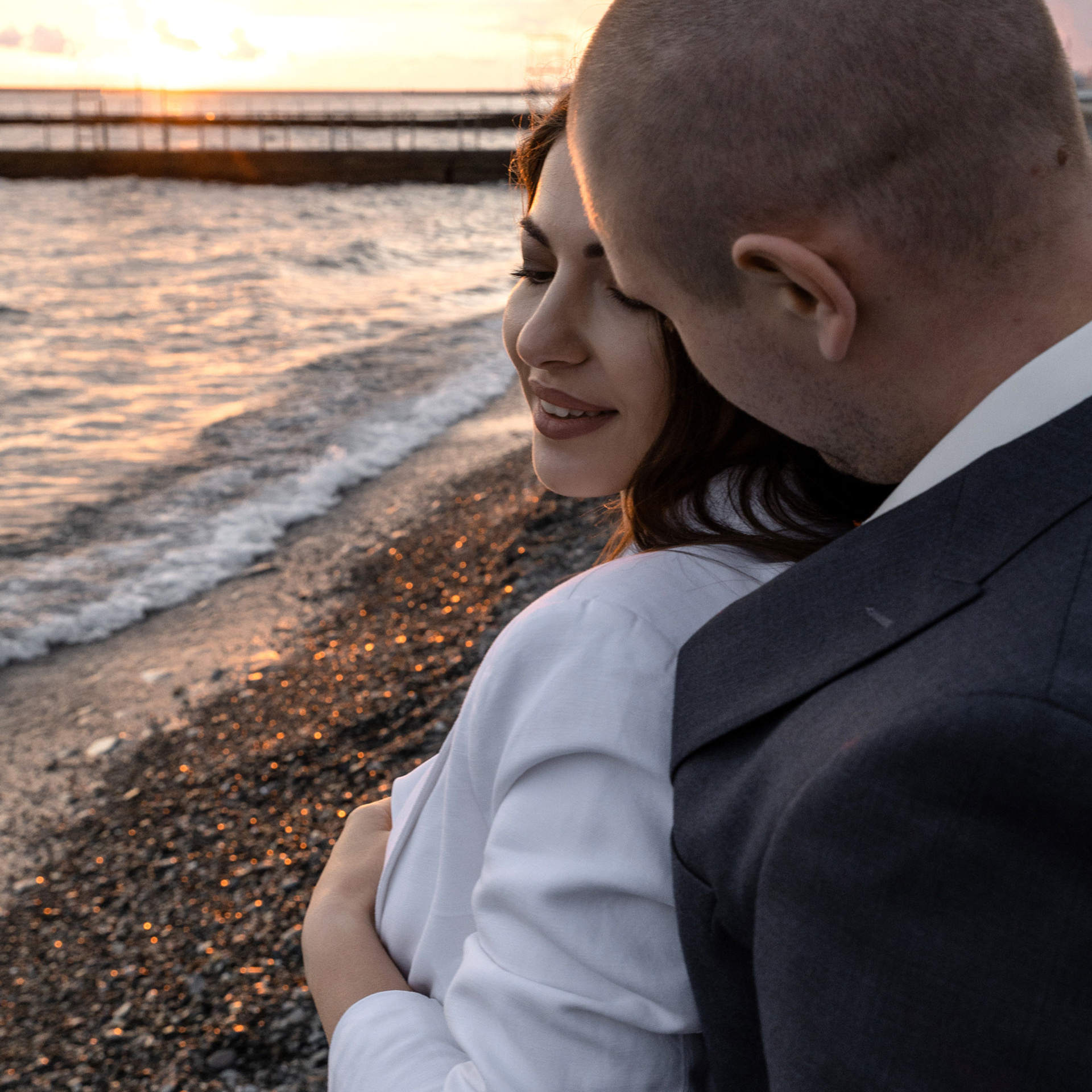 Закат на море. Свадебный фотограф Ростов-на-Дону Сочи