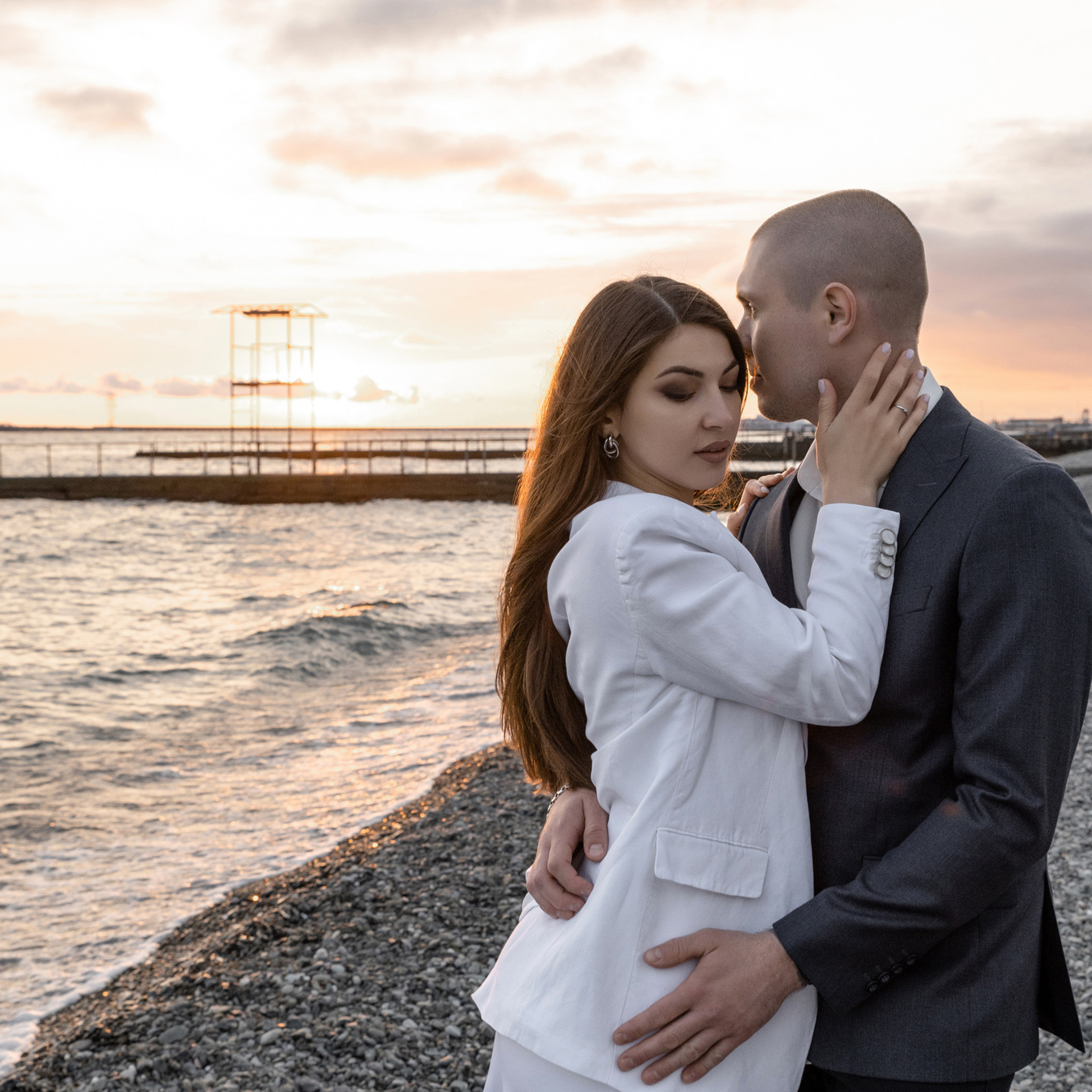 Закат на море. Свадебный фотограф Ростов-на-Дону Сочи