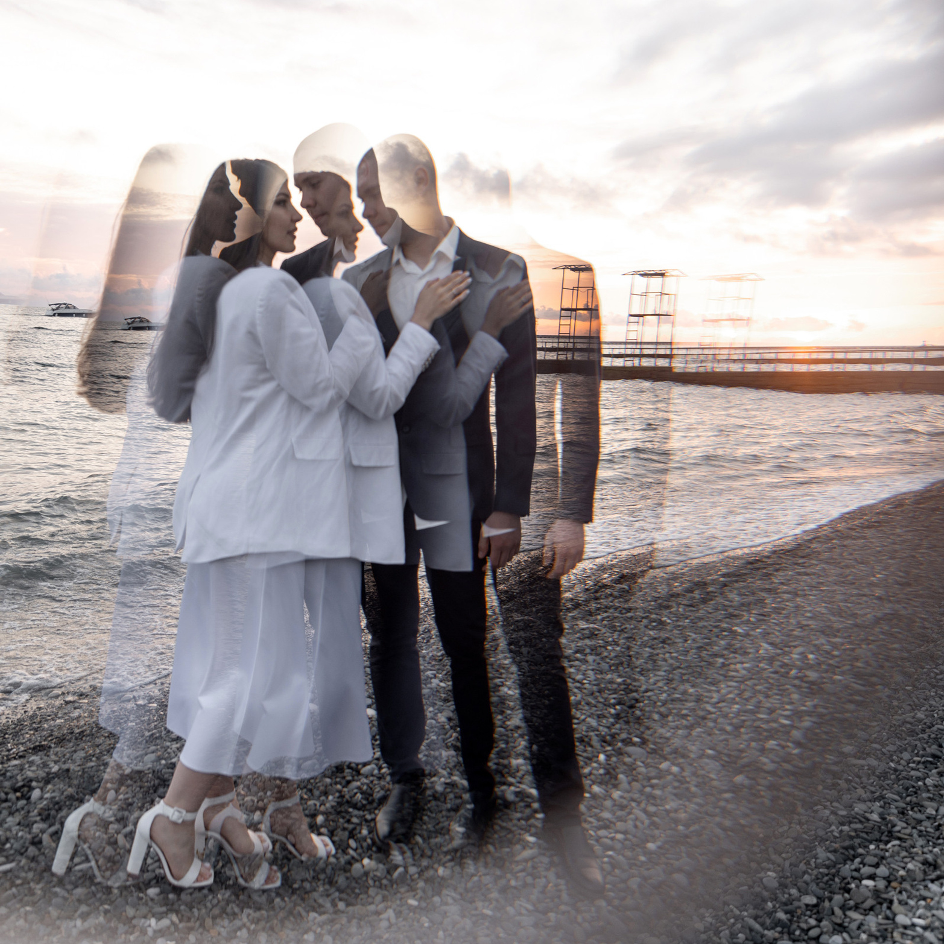 Закат на море. Свадебный фотограф Ростов-на-Дону Сочи
