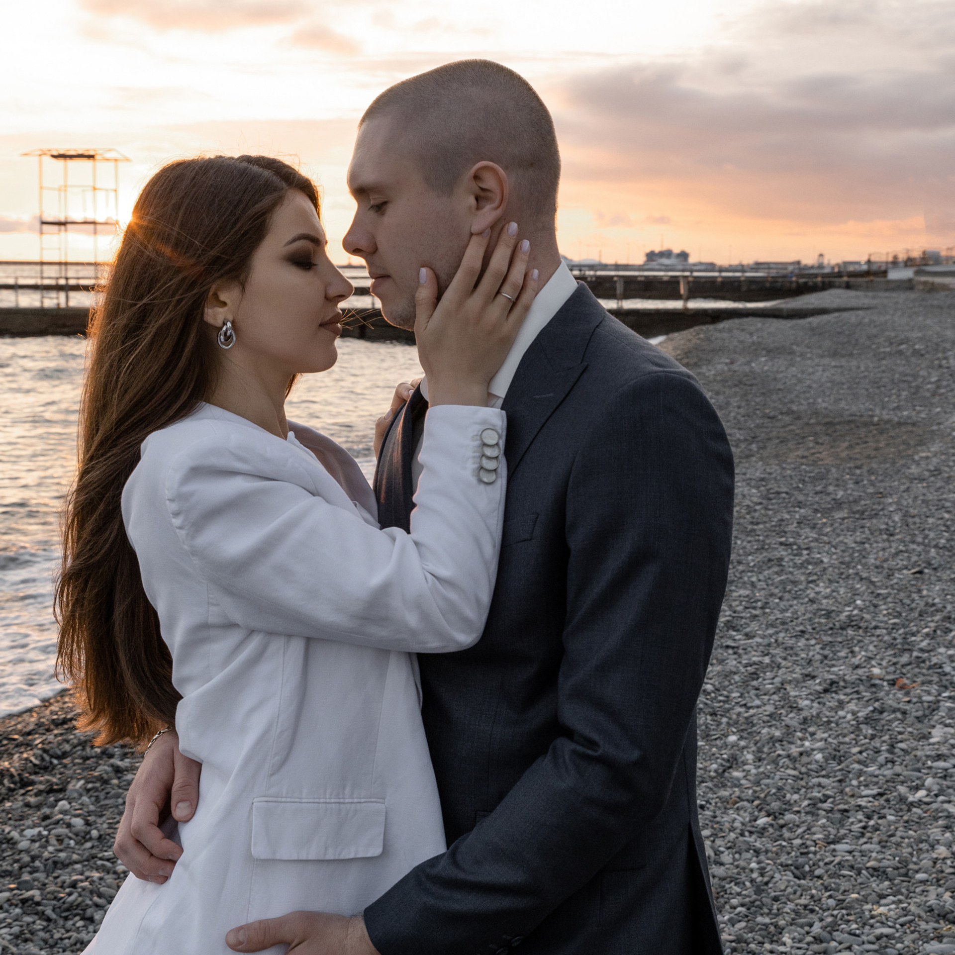 Закат на море. Свадебный фотограф Ростов-на-Дону Сочи