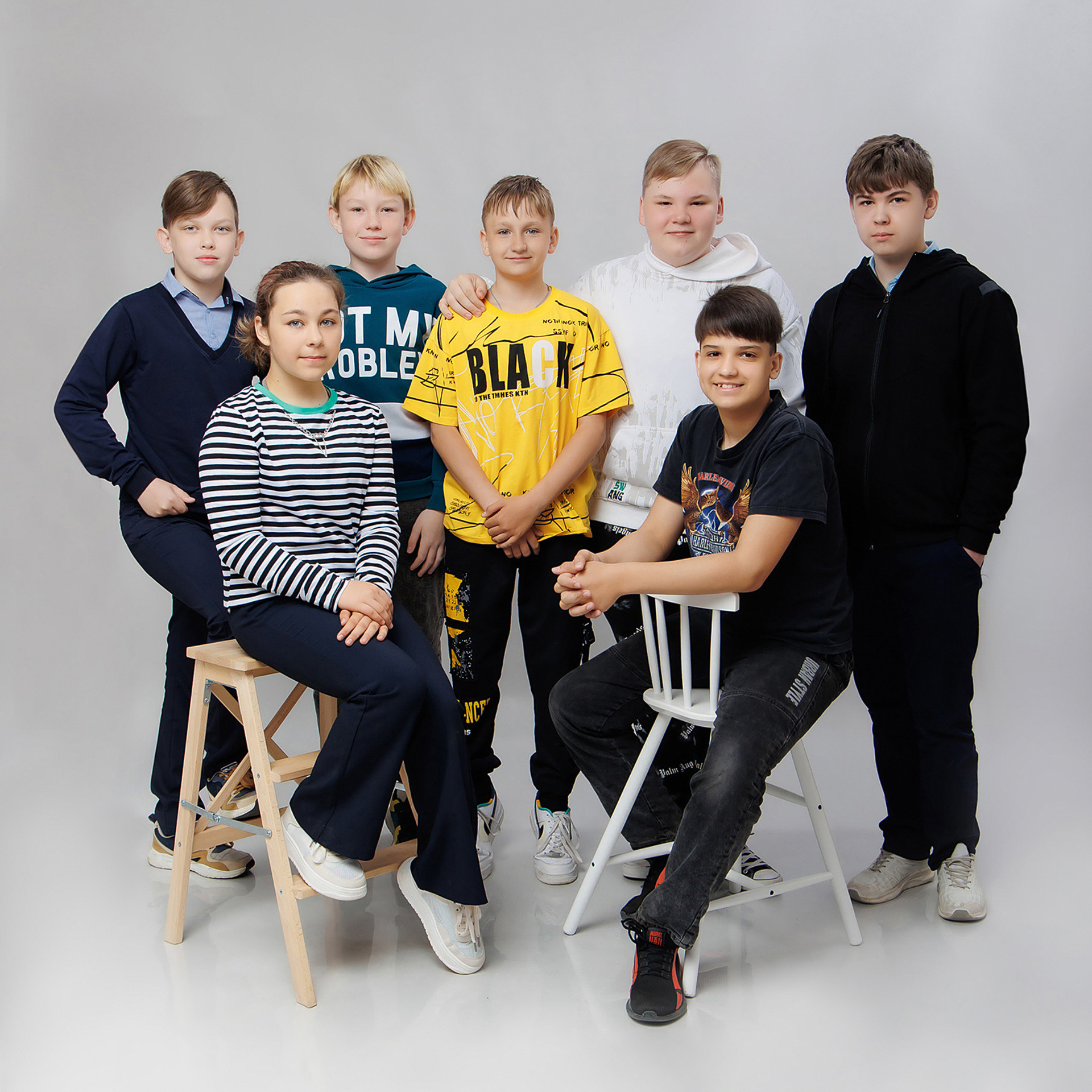 ФОТОСЕССИЯ КЛАССА В ФОТОСТУДИИ (рп Михнево)