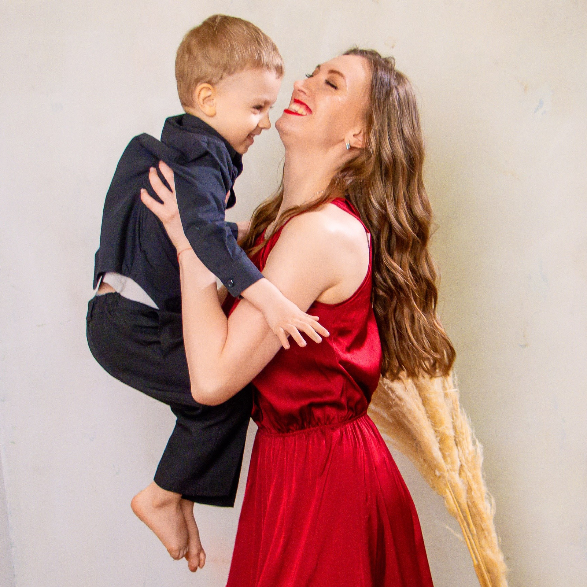 Ангелина с сыном