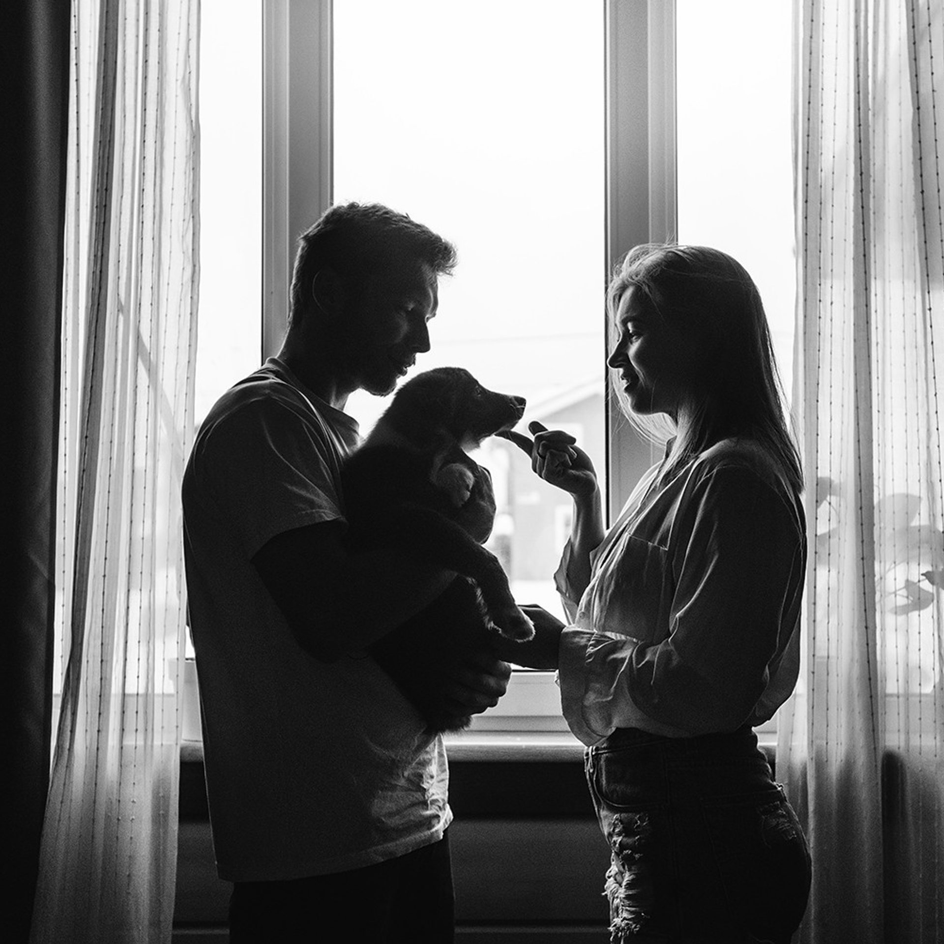 Ксюша, Максим и Рокки. Фотограф Анна Тюрина