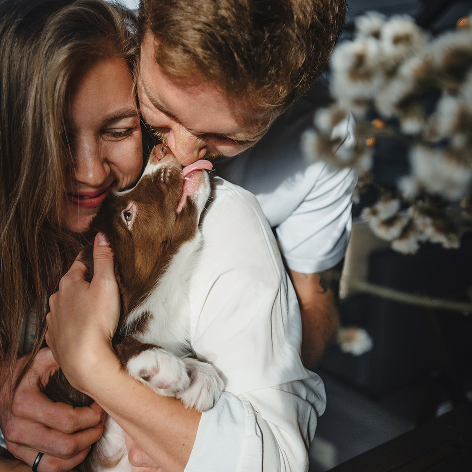 Ксюша, Максим и Рокки. Фотограф Анна Тюрина