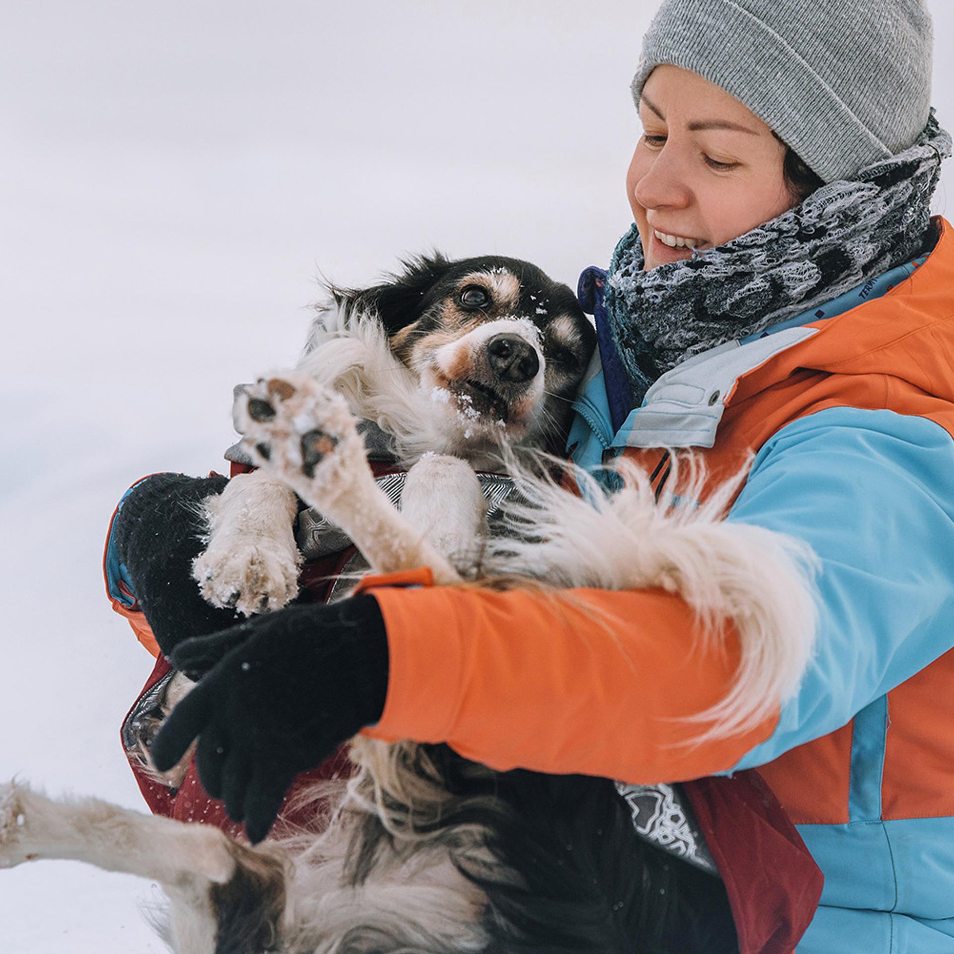 Пастьба в феврале. Фотограф Анна Тюрина