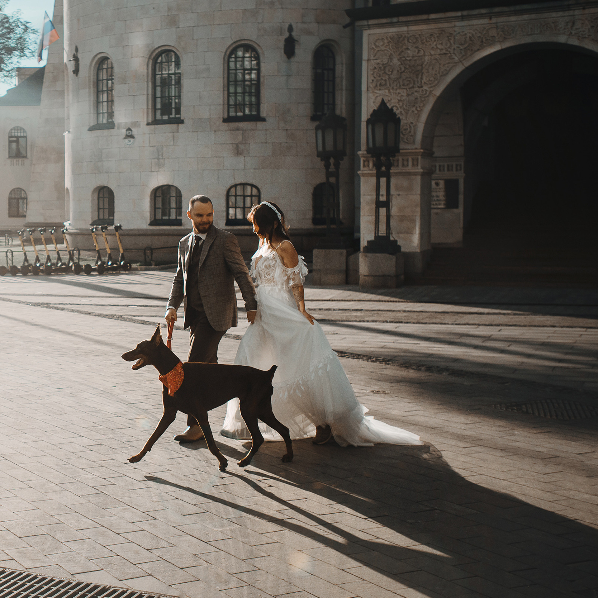 Алина, Линар и Детта в Нижнем Новгороде. Фотограф Анна Тюрина