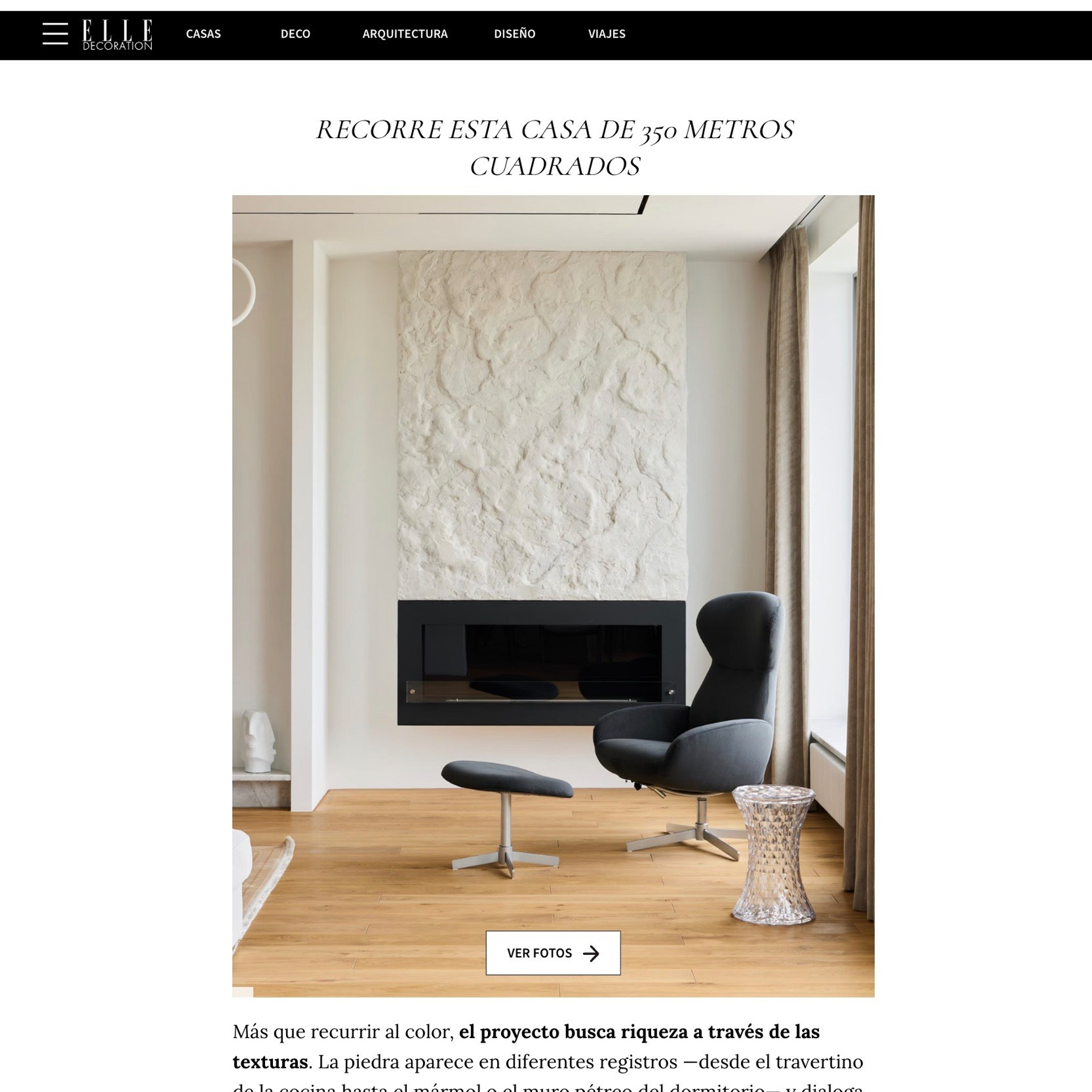 Elle Decoration Spain, interior photographer