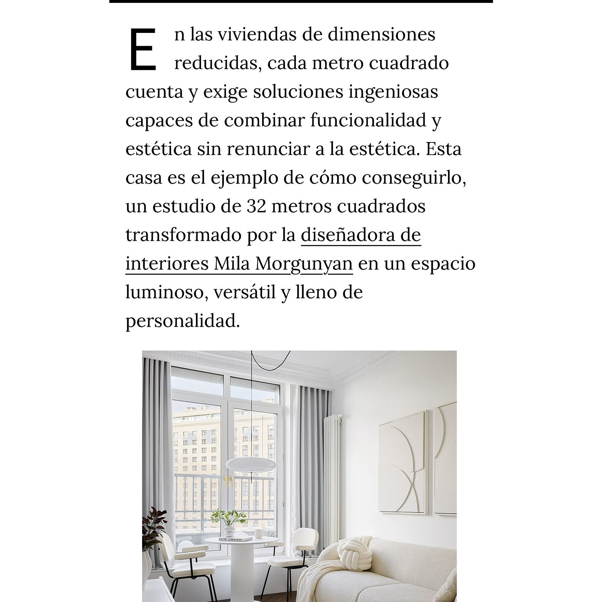 publication in ELLE Decoration