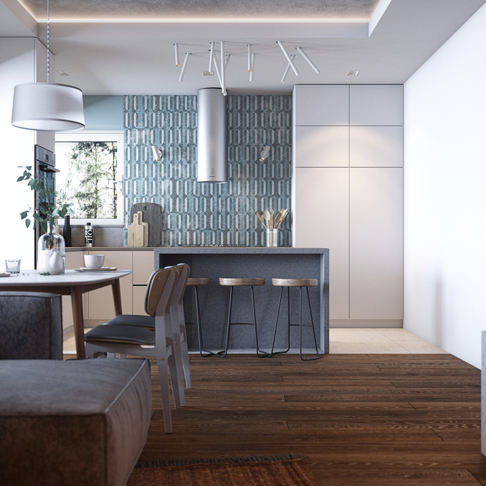 Дом в лесу. Дом 170 м²