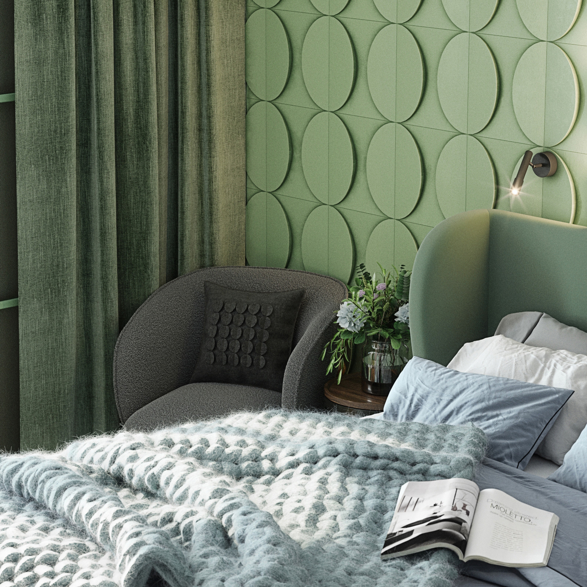 Лесное озеро. Квартира 102 м². Мастерская интерьеров Светланы Куксовой. Дизайн и реализация