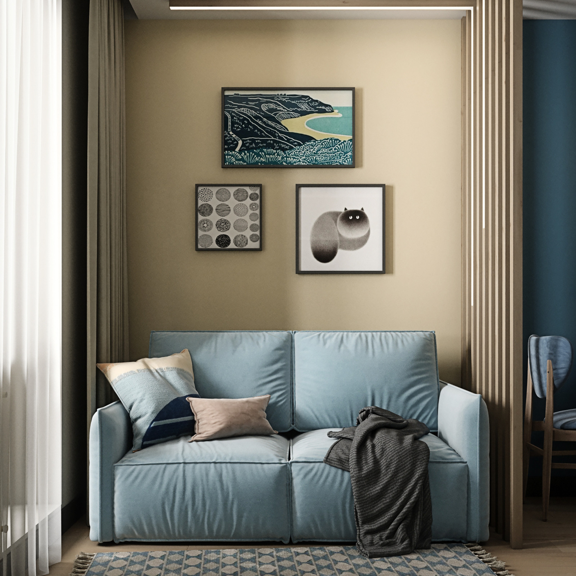 Лахти. Квартира 66 м². Мастерская интерьеров Светланы Куксовой. Дизайн и реализация