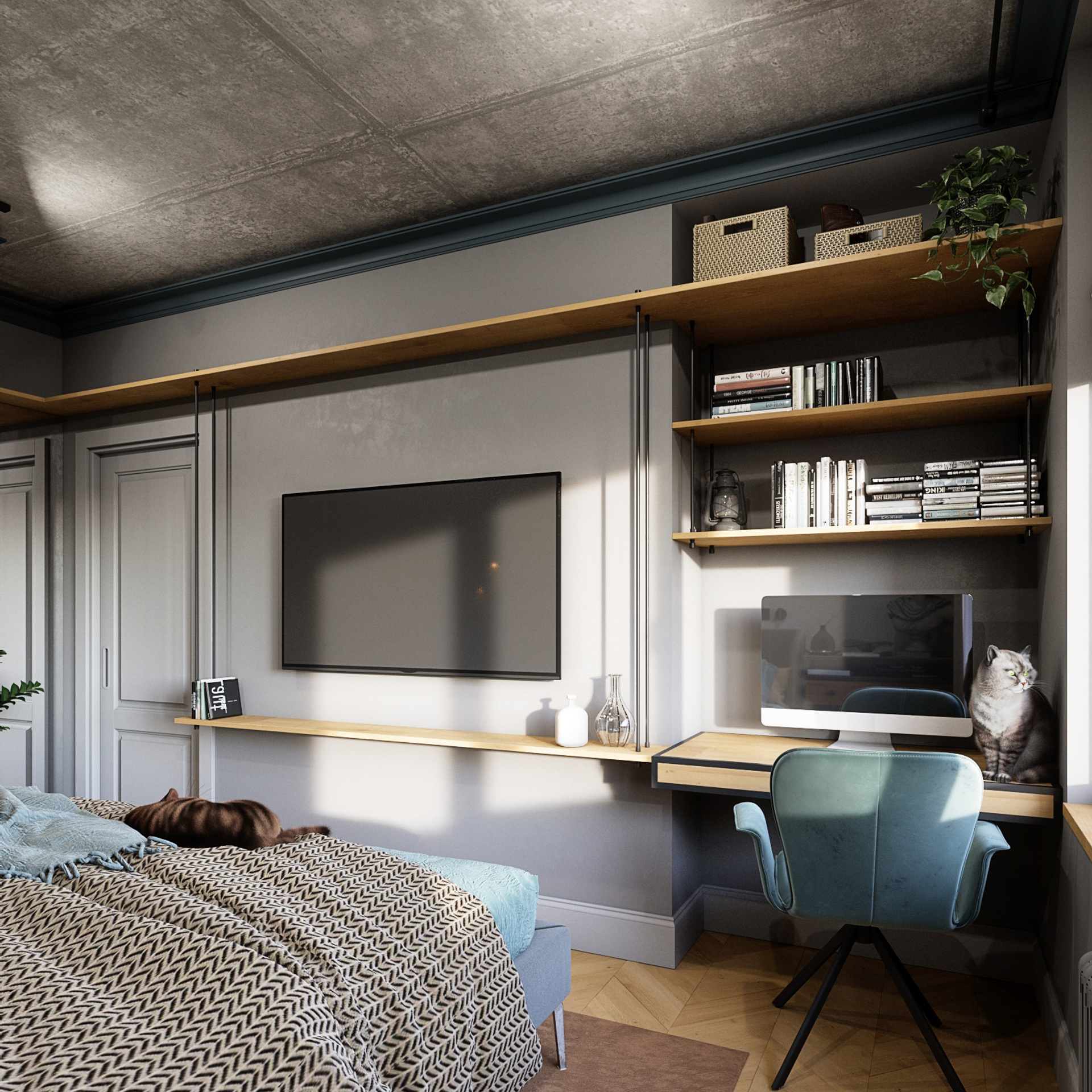 Иней. Квартира 35 м². Мастерская интерьеров Светланы Куксовой. Дизайн и реализация