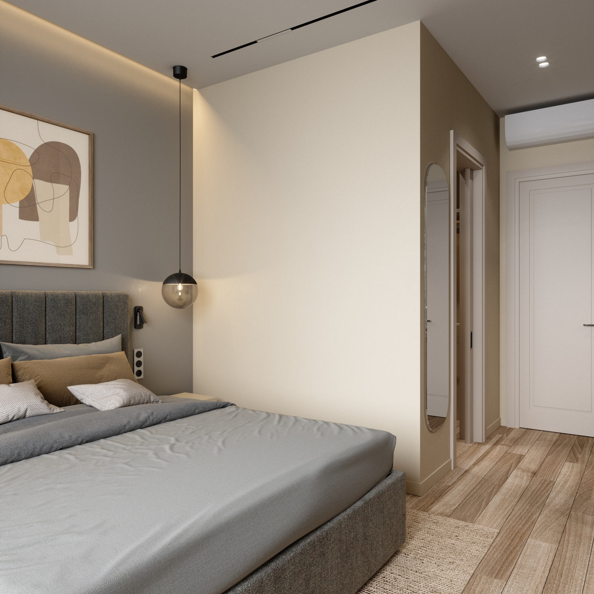 Клевер. Квартира 59 м². Мастерская интерьеров Светланы Куксовой. Дизайн и реализация