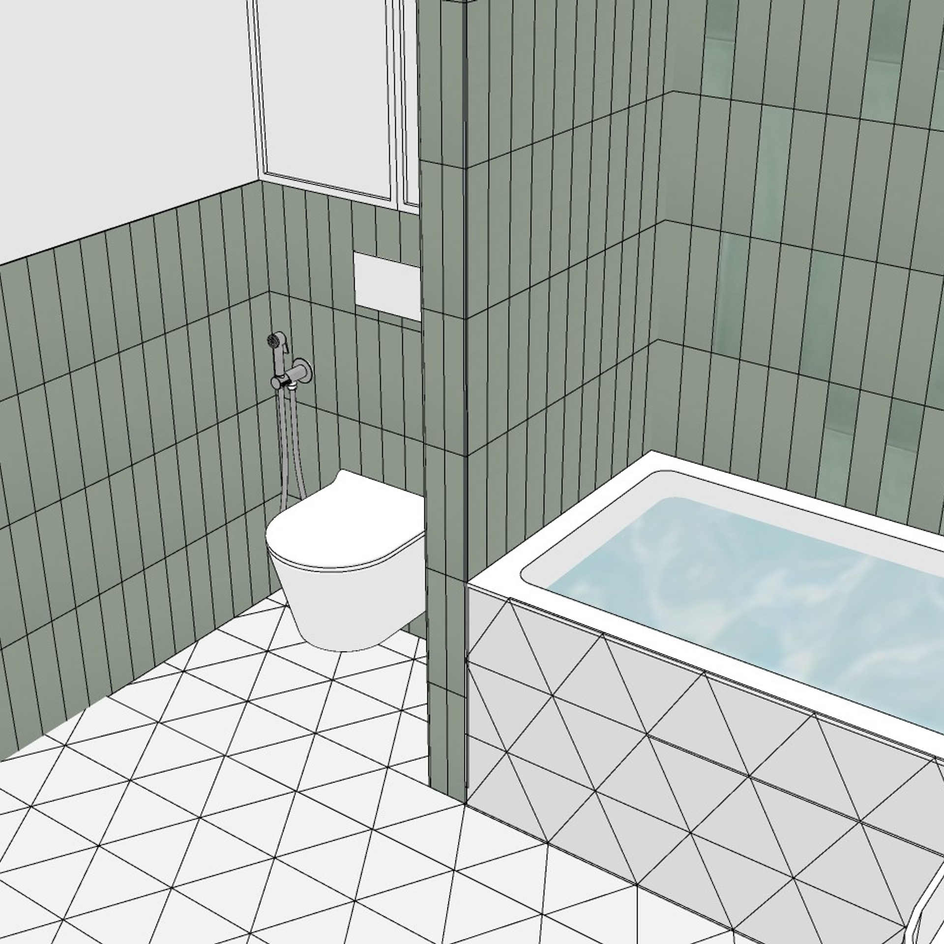 Эхин. Квартира 60 м² (эскизные визуализации). Мастерская интерьеров Светланы Куксовой. Дизайн и реализация