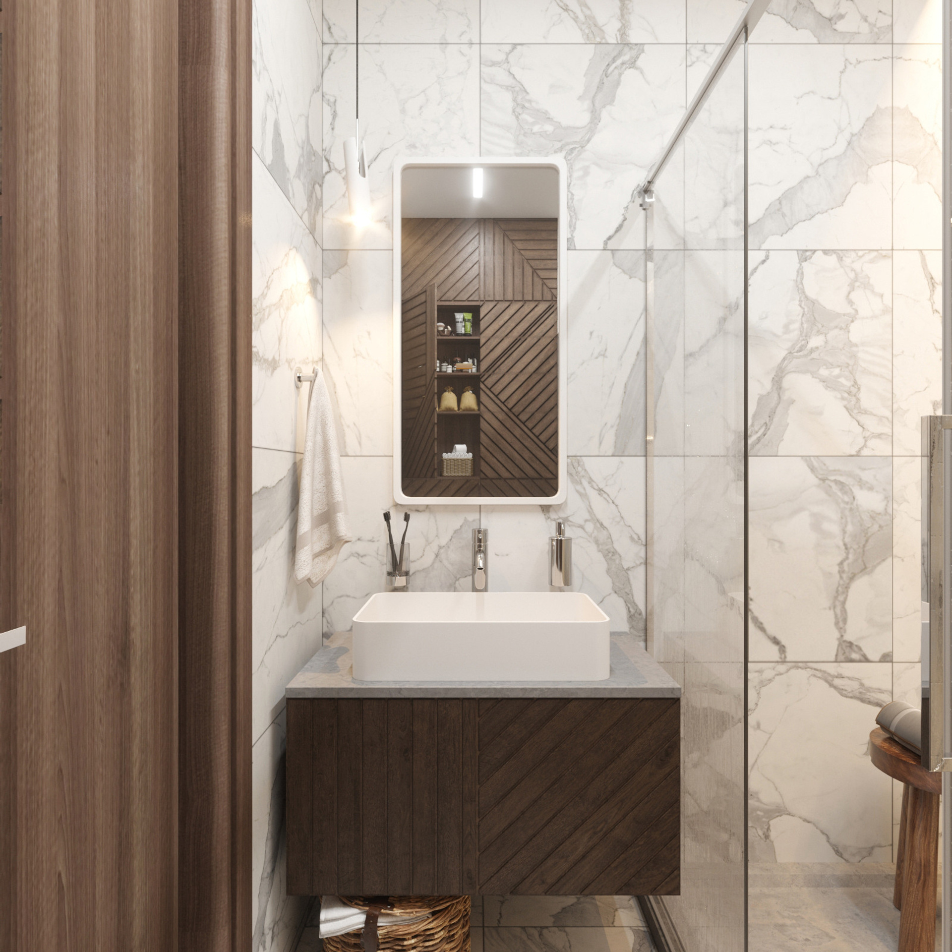 Дом в лесу. Дом 170 м². Мастерская интерьеров Светланы Куксовой. Дизайн и реализация