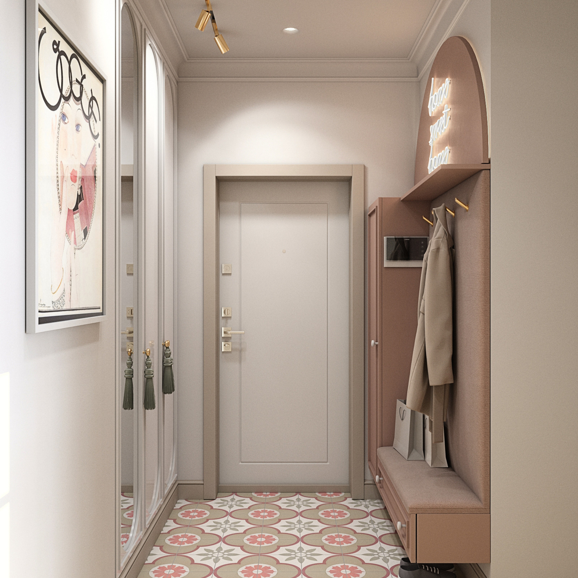 Кояш. Квартира 68 м². Мастерская интерьеров Светланы Куксовой. Дизайн и реализация