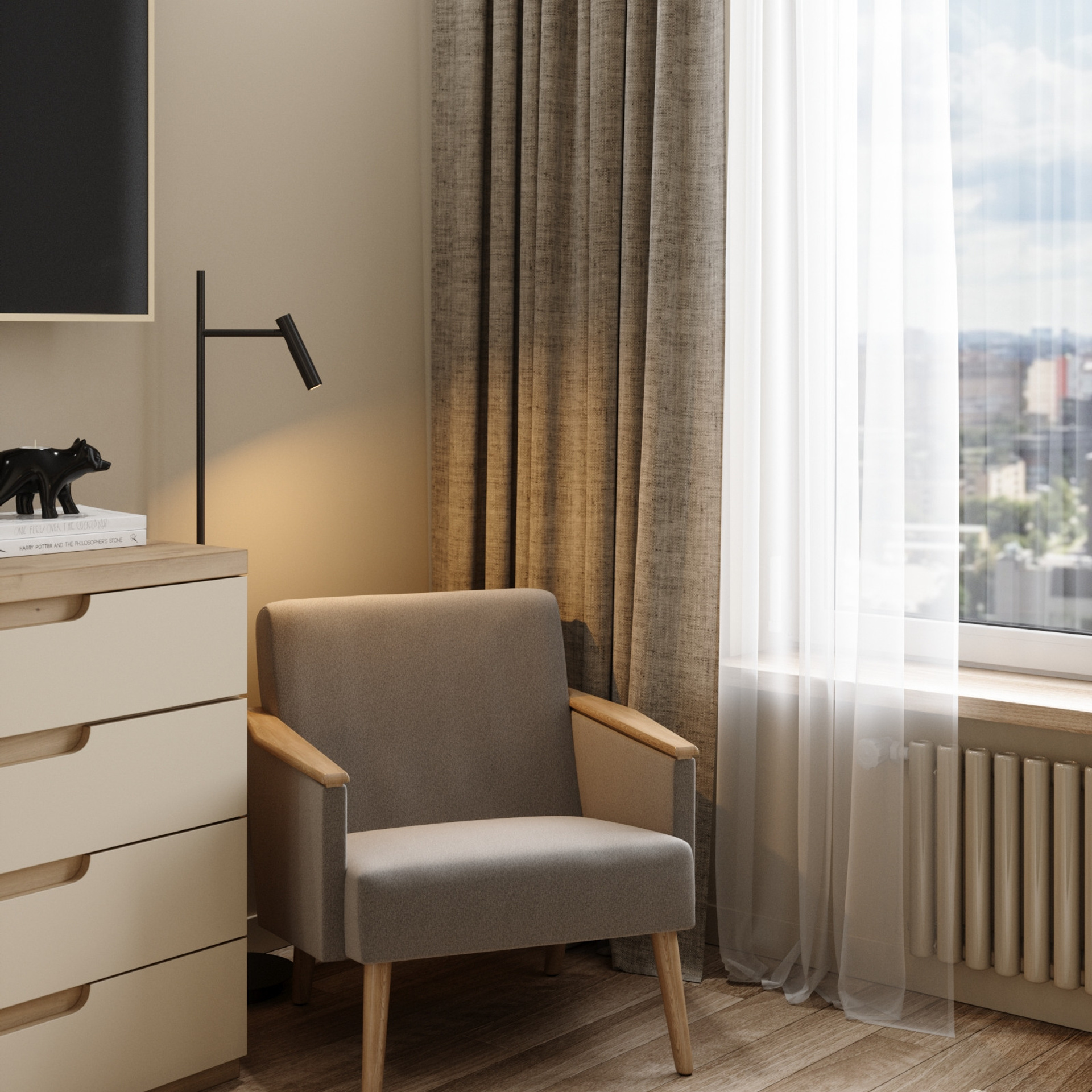 Клевер. Квартира 59 м². Мастерская интерьеров Светланы Куксовой. Дизайн и реализация