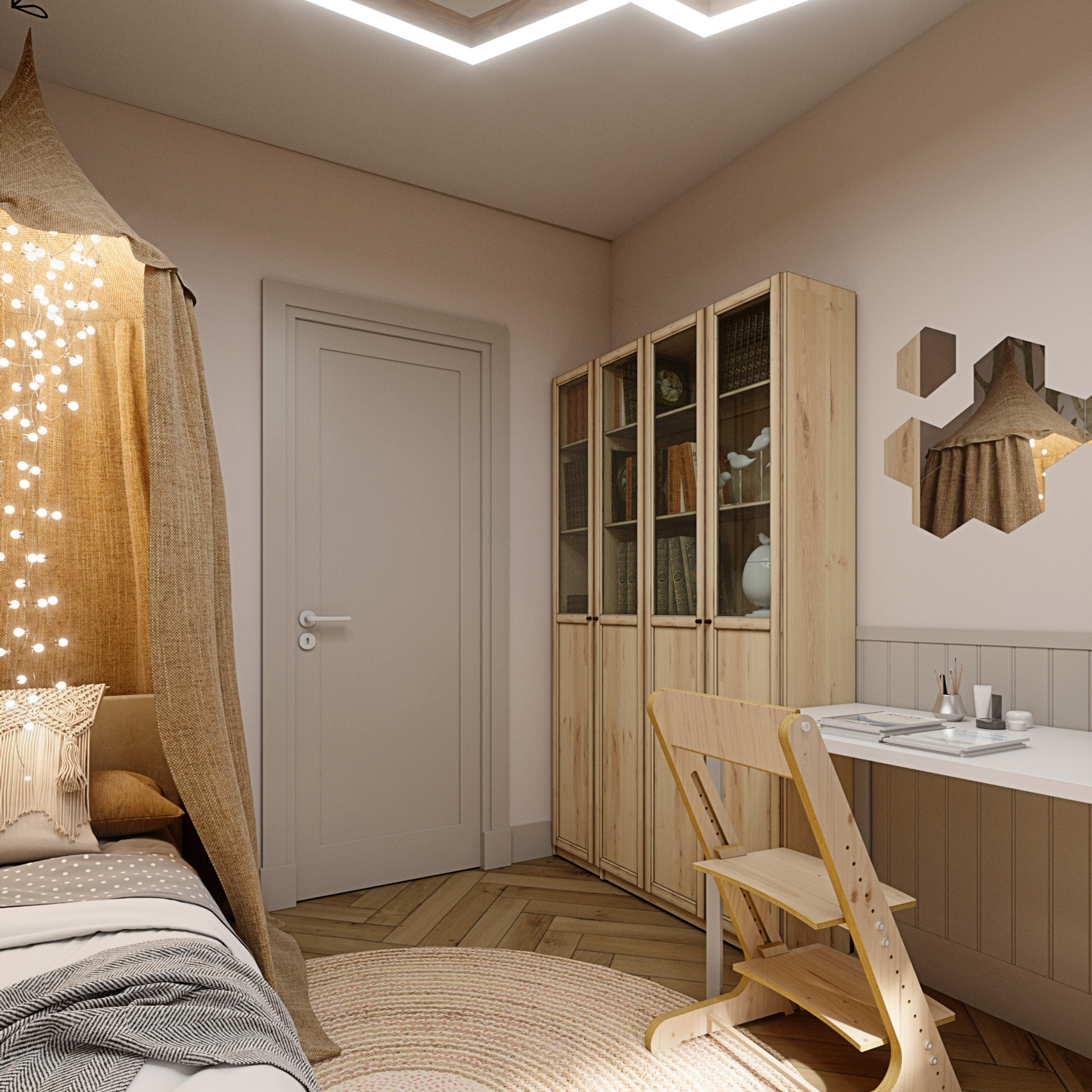 Румяный вечер. Квартира 56 м². Мастерская интерьеров Светланы Куксовой. Дизайн и реализация