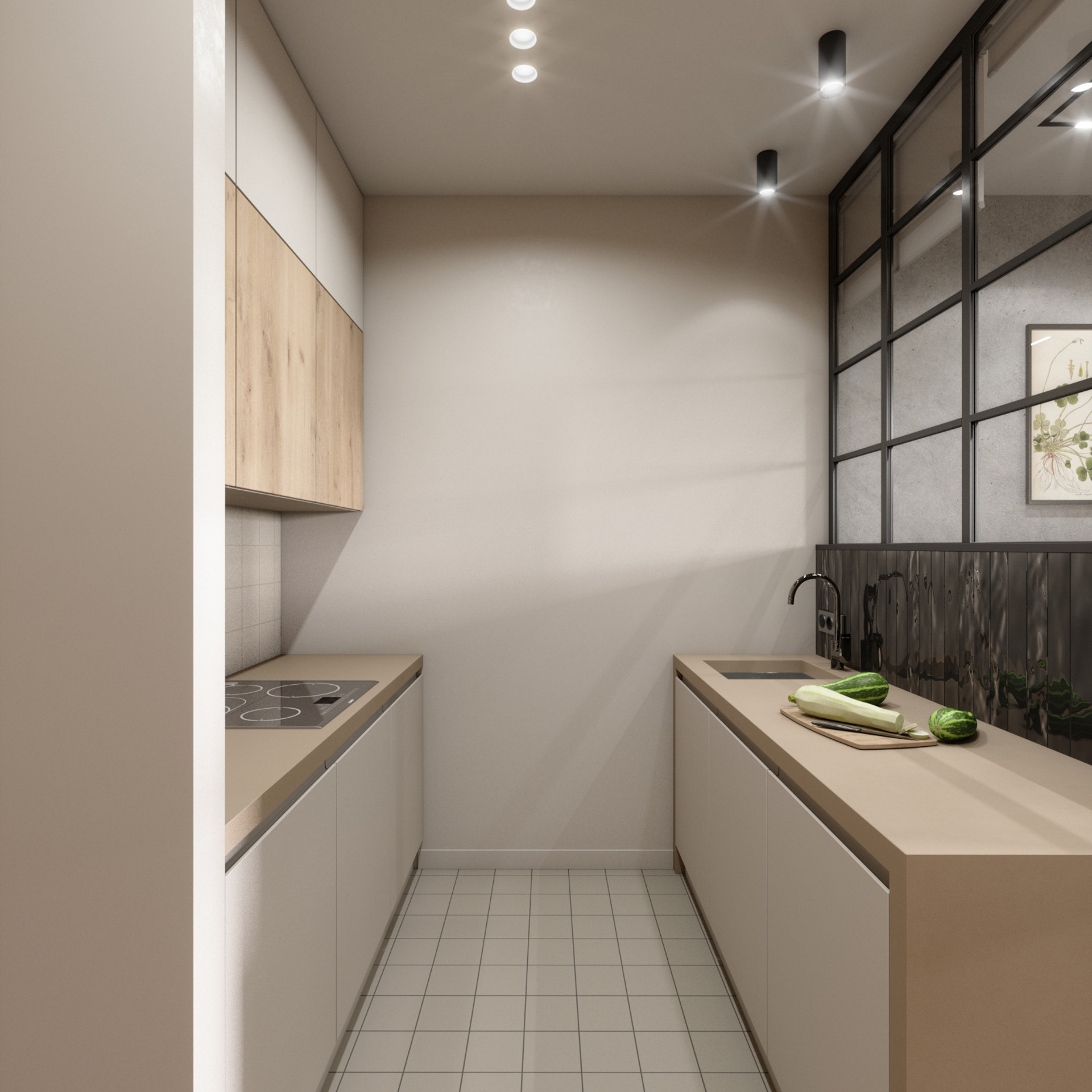 Клевер. Квартира 59 м². Мастерская интерьеров Светланы Куксовой. Дизайн и реализация