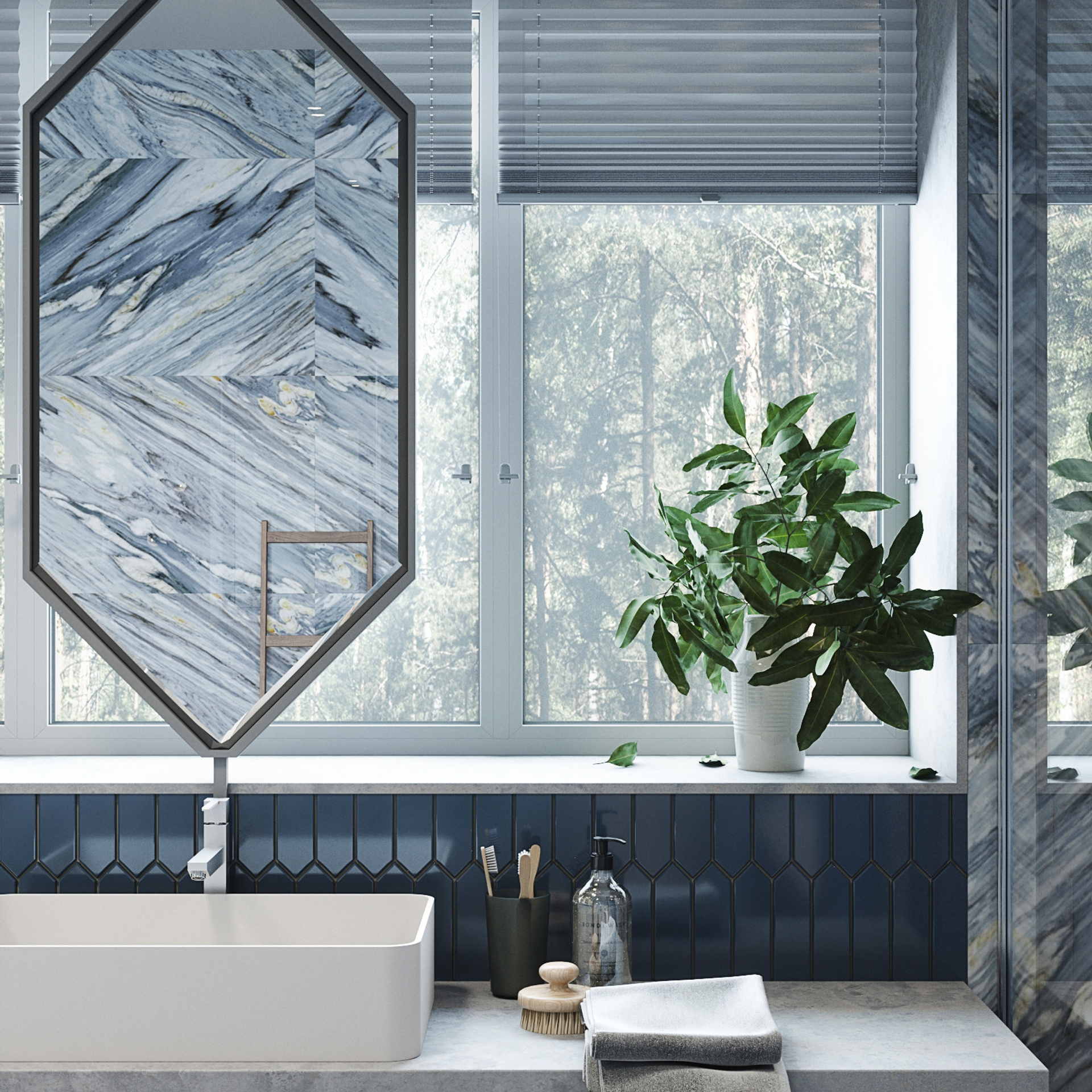 Дом в лесу. Дом 170 м². Мастерская интерьеров Светланы Куксовой. Дизайн и реализация