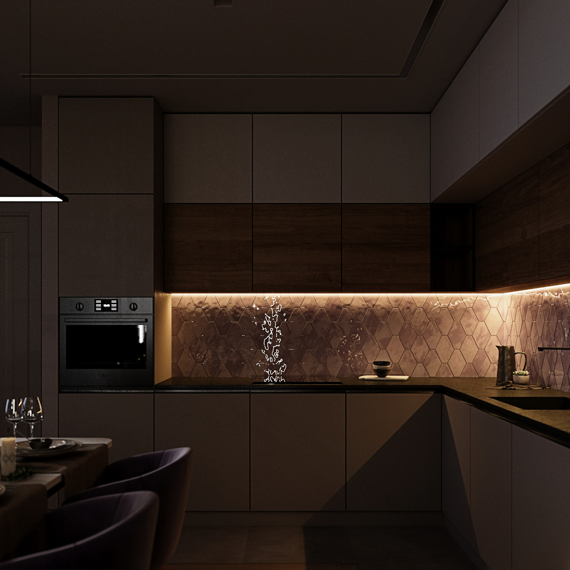 Эфир. Квартира 90 м². Мастерская интерьеров Светланы Куксовой. Дизайн и реализация