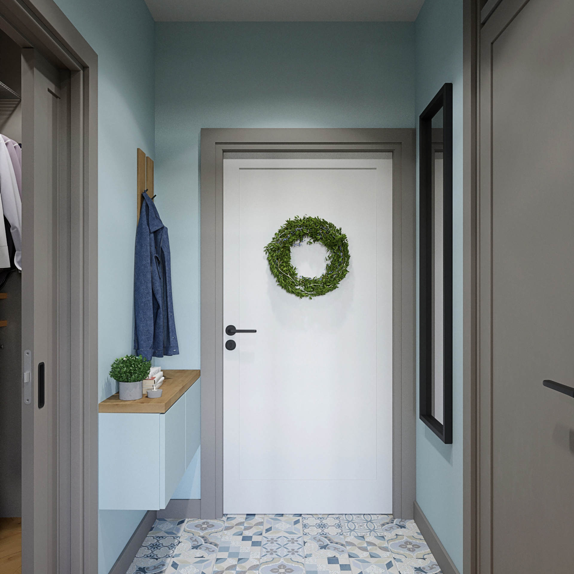 Иней. Квартира 35 м². Мастерская интерьеров Светланы Куксовой. Дизайн и реализация