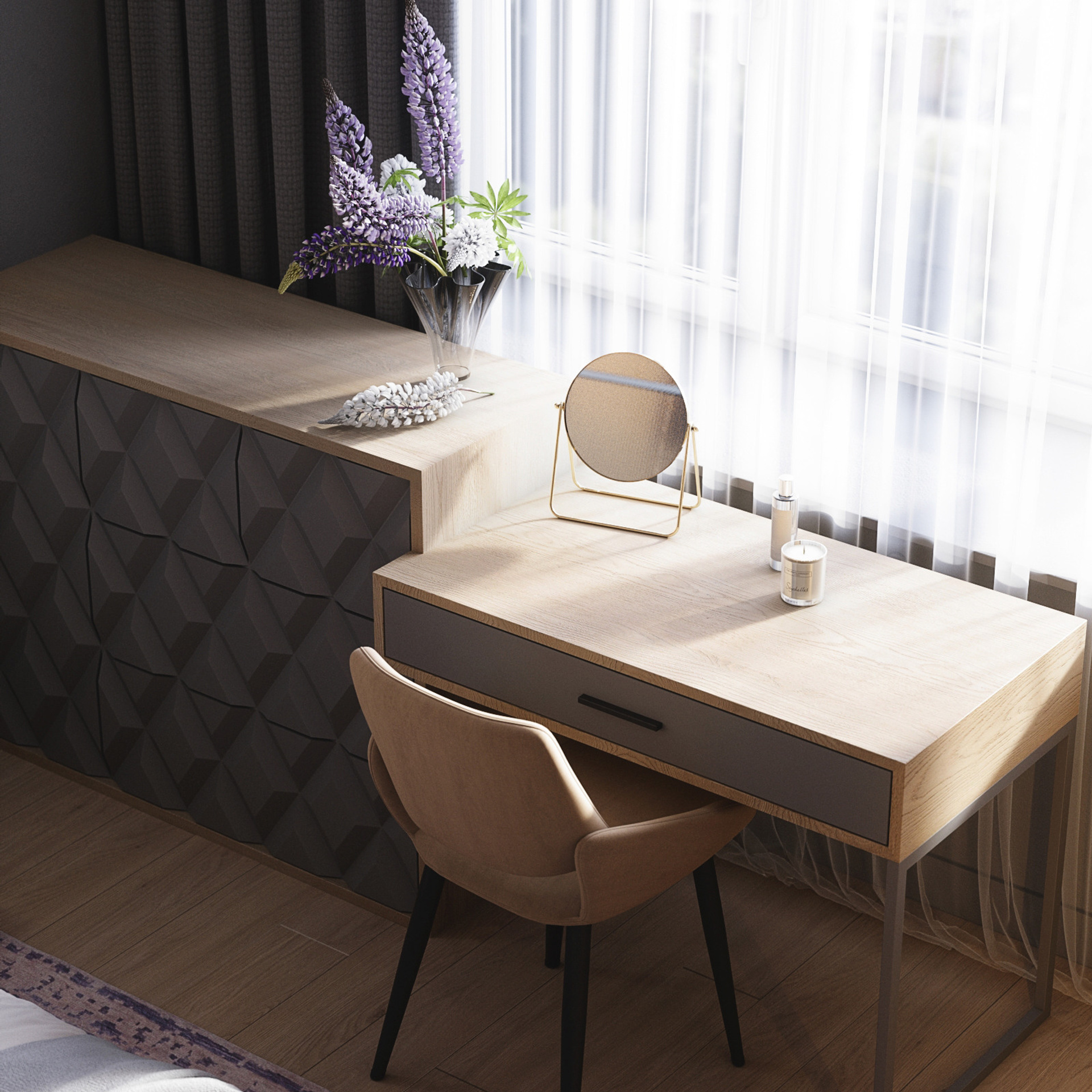 Эфир. Квартира 90 м². Мастерская интерьеров Светланы Куксовой. Дизайн и реализация