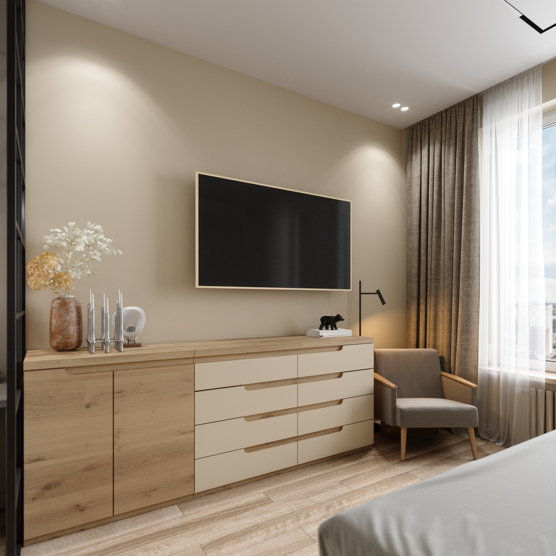 Клевер. Квартира 59 м². Мастерская интерьеров Светланы Куксовой. Дизайн и реализация