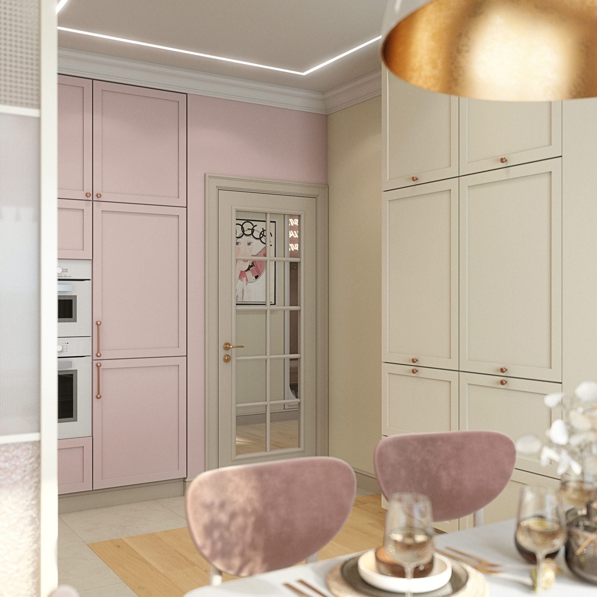 Кояш. Квартира 68 м². Мастерская интерьеров Светланы Куксовой. Дизайн и реализация