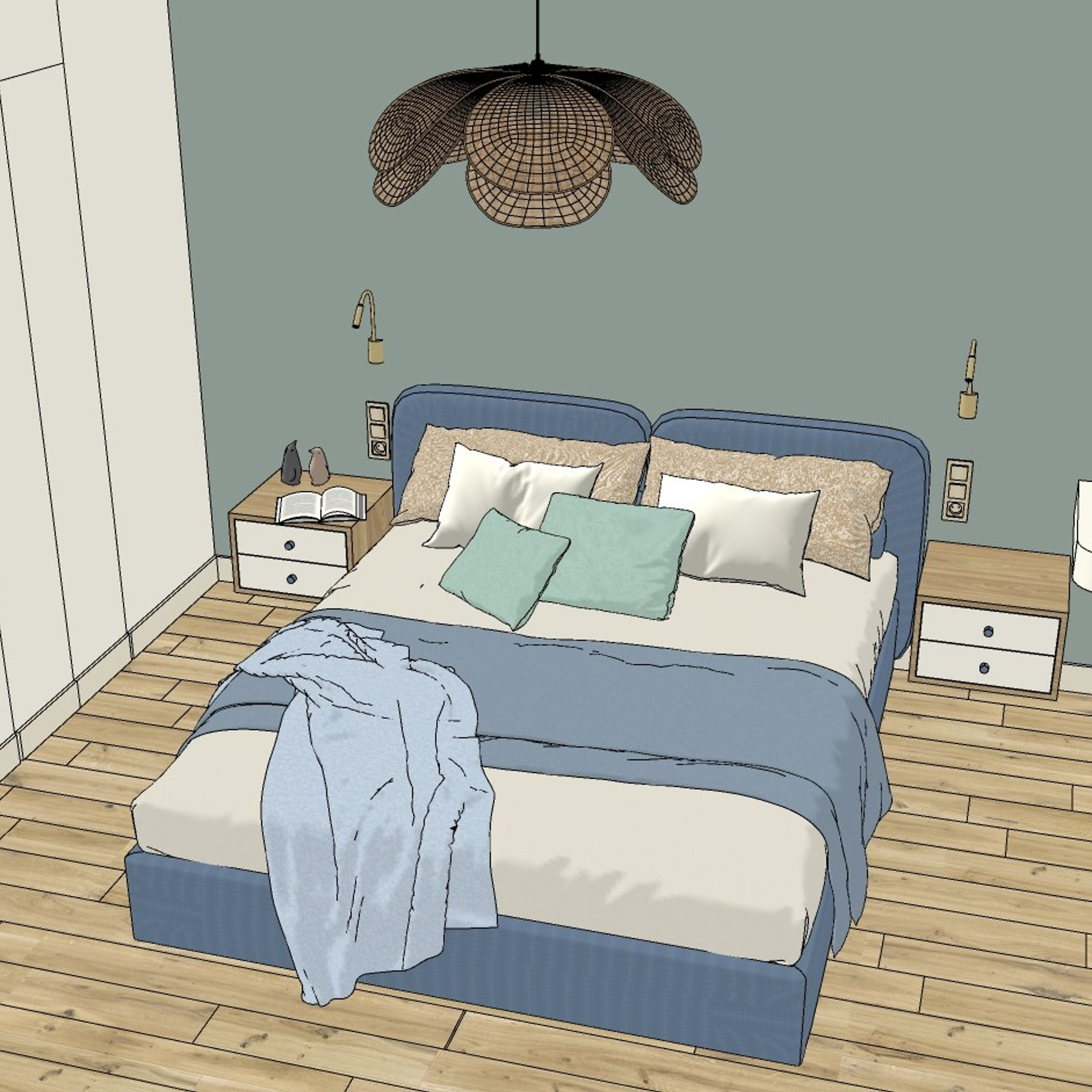 Гербарий. Квартира 96 м². Мастерская интерьеров Светланы Куксовой. Дизайн и реализация