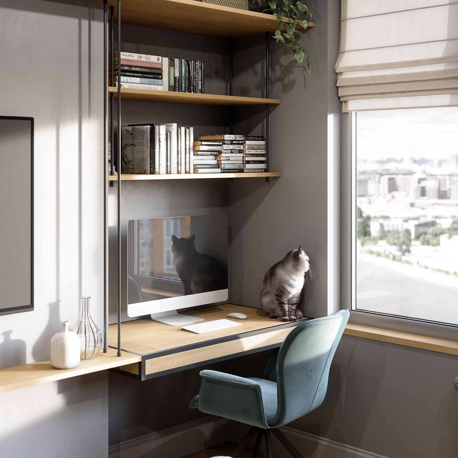 Иней. Квартира 35 м². Мастерская интерьеров Светланы Куксовой. Дизайн и реализация