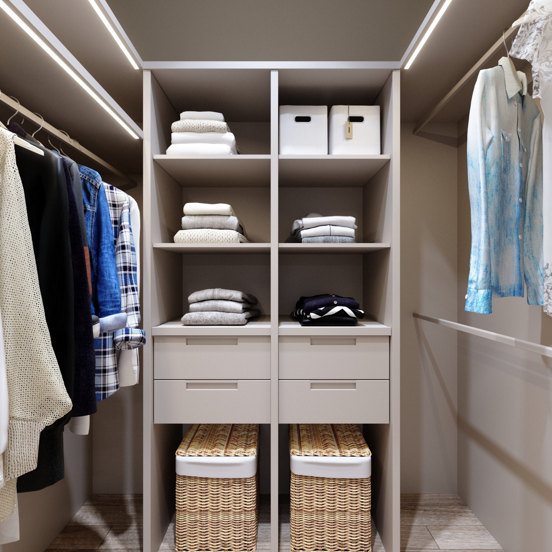 Клевер. Квартира 59 м². Мастерская интерьеров Светланы Куксовой. Дизайн и реализация