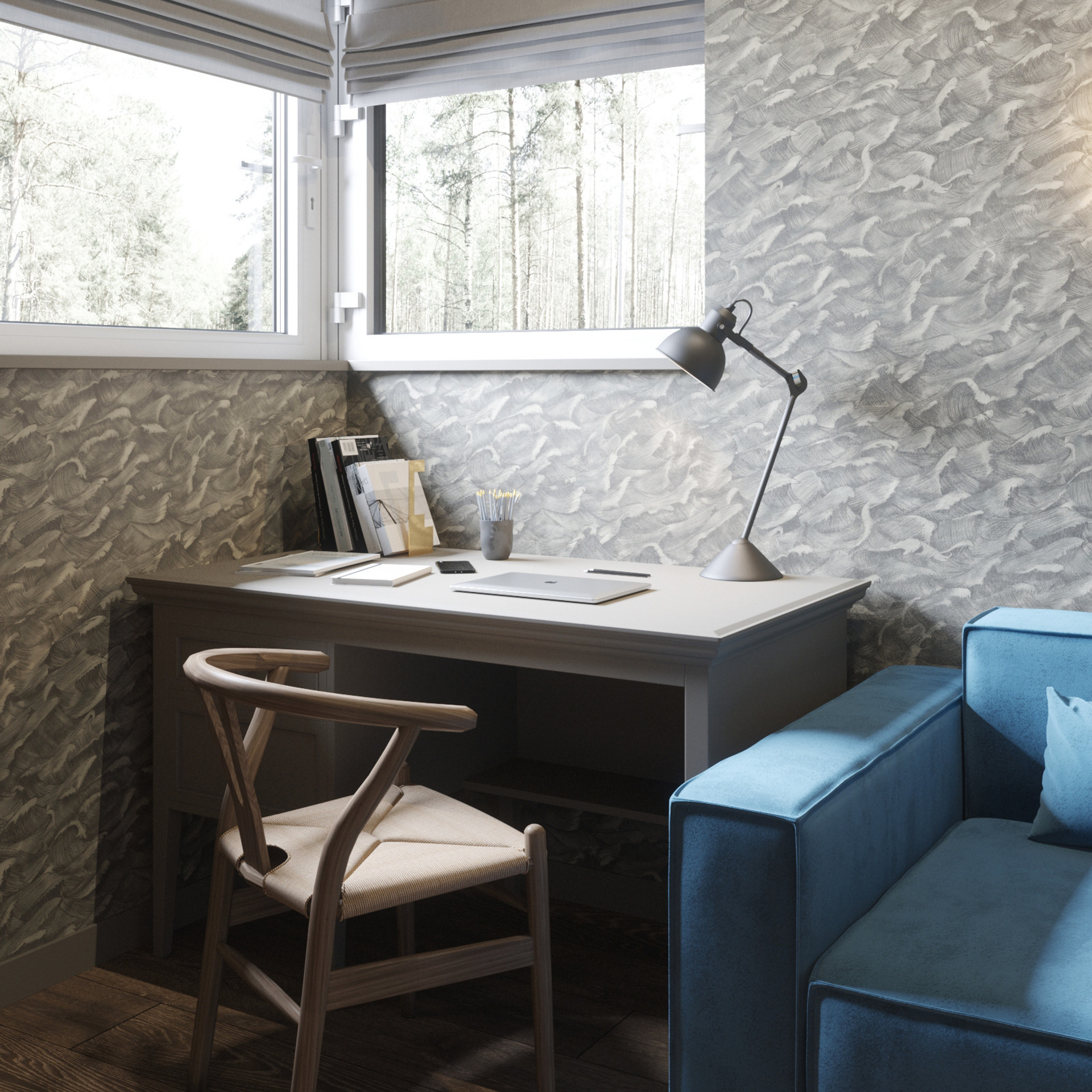 Дом в лесу. Дом 170 м². Мастерская интерьеров Светланы Куксовой. Дизайн и реализация