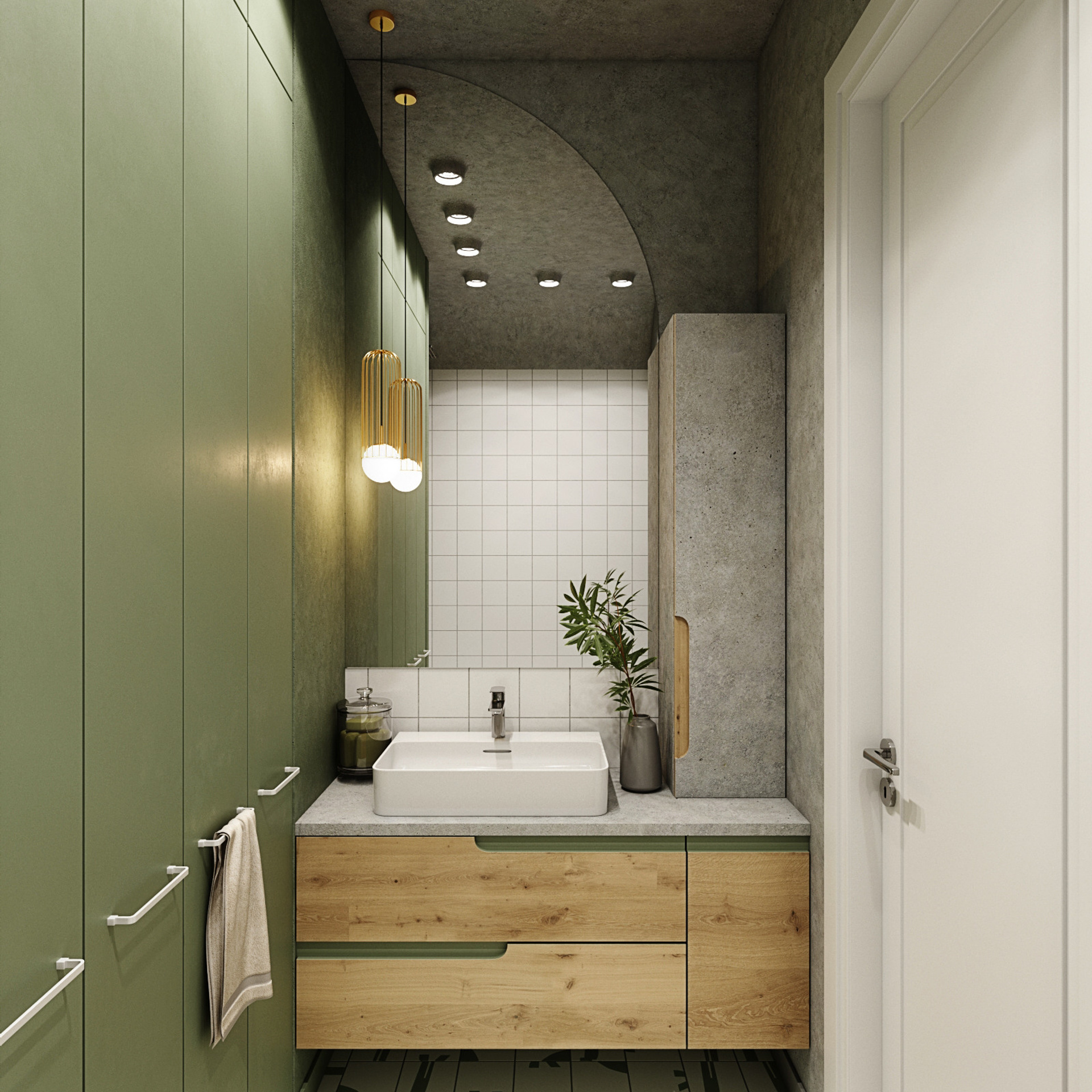 Клевер. Квартира 59 м². Мастерская интерьеров Светланы Куксовой. Дизайн и реализация