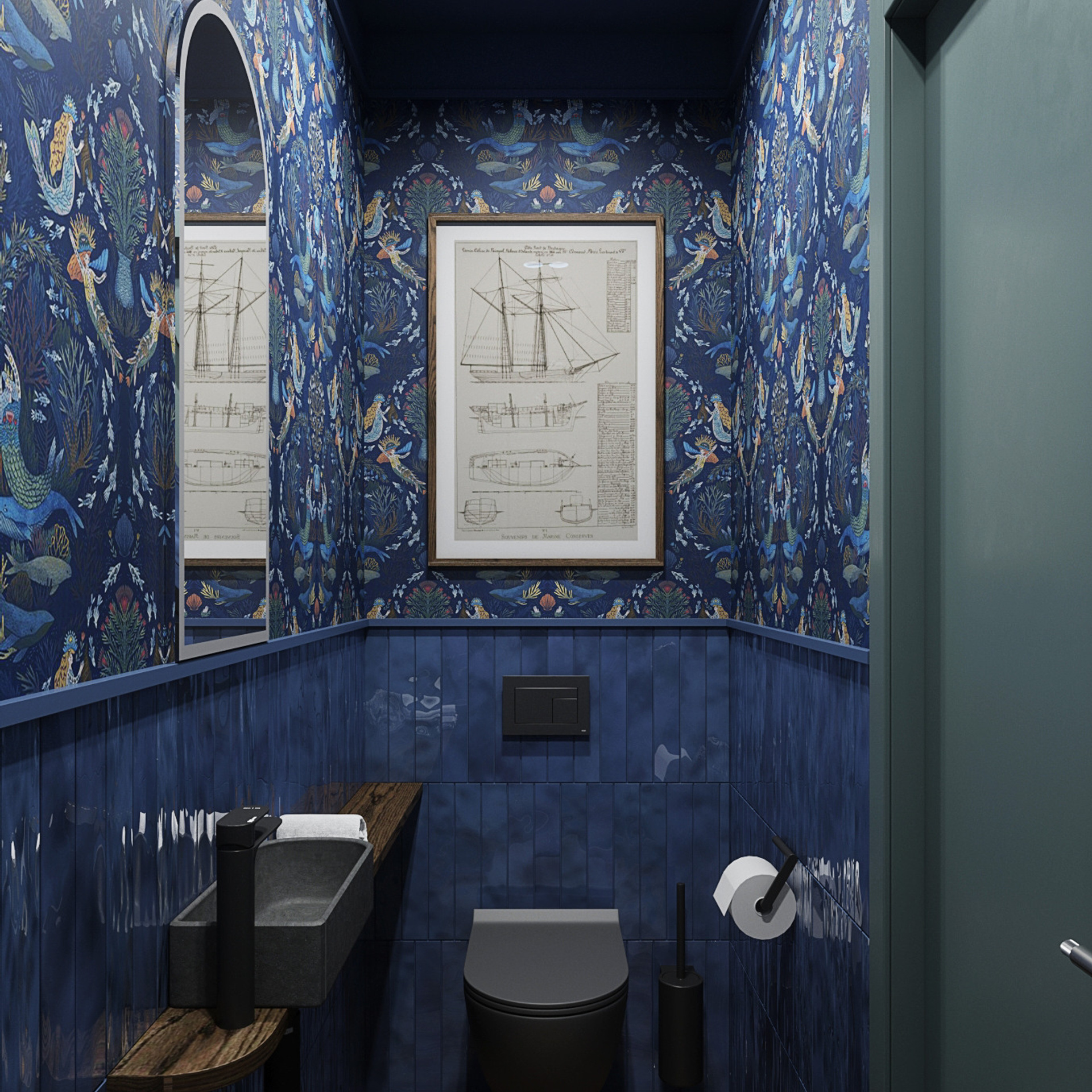 Лесное озеро. Квартира 102 м². Мастерская интерьеров Светланы Куксовой. Дизайн и реализация