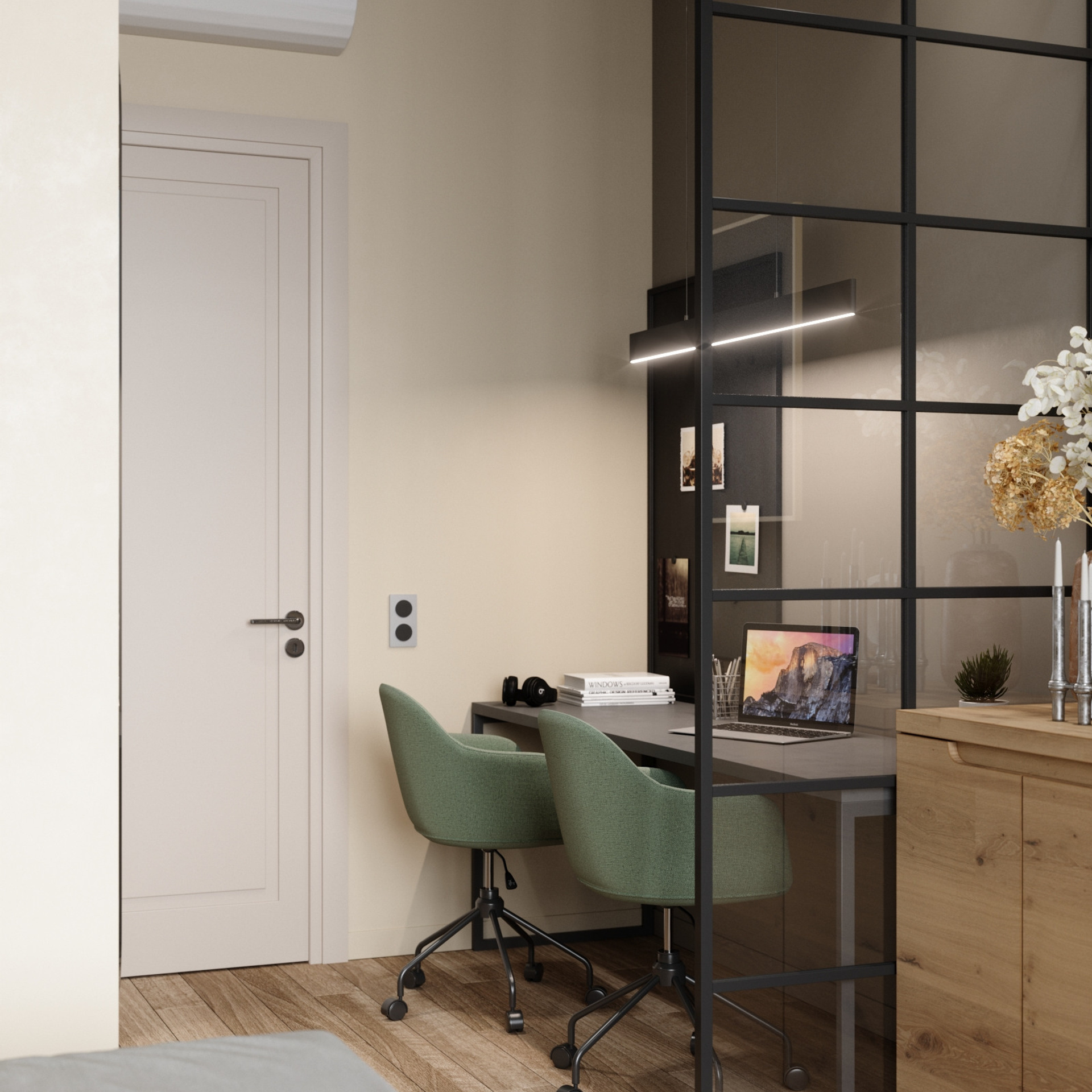 Клевер. Квартира 59 м². Мастерская интерьеров Светланы Куксовой. Дизайн и реализация