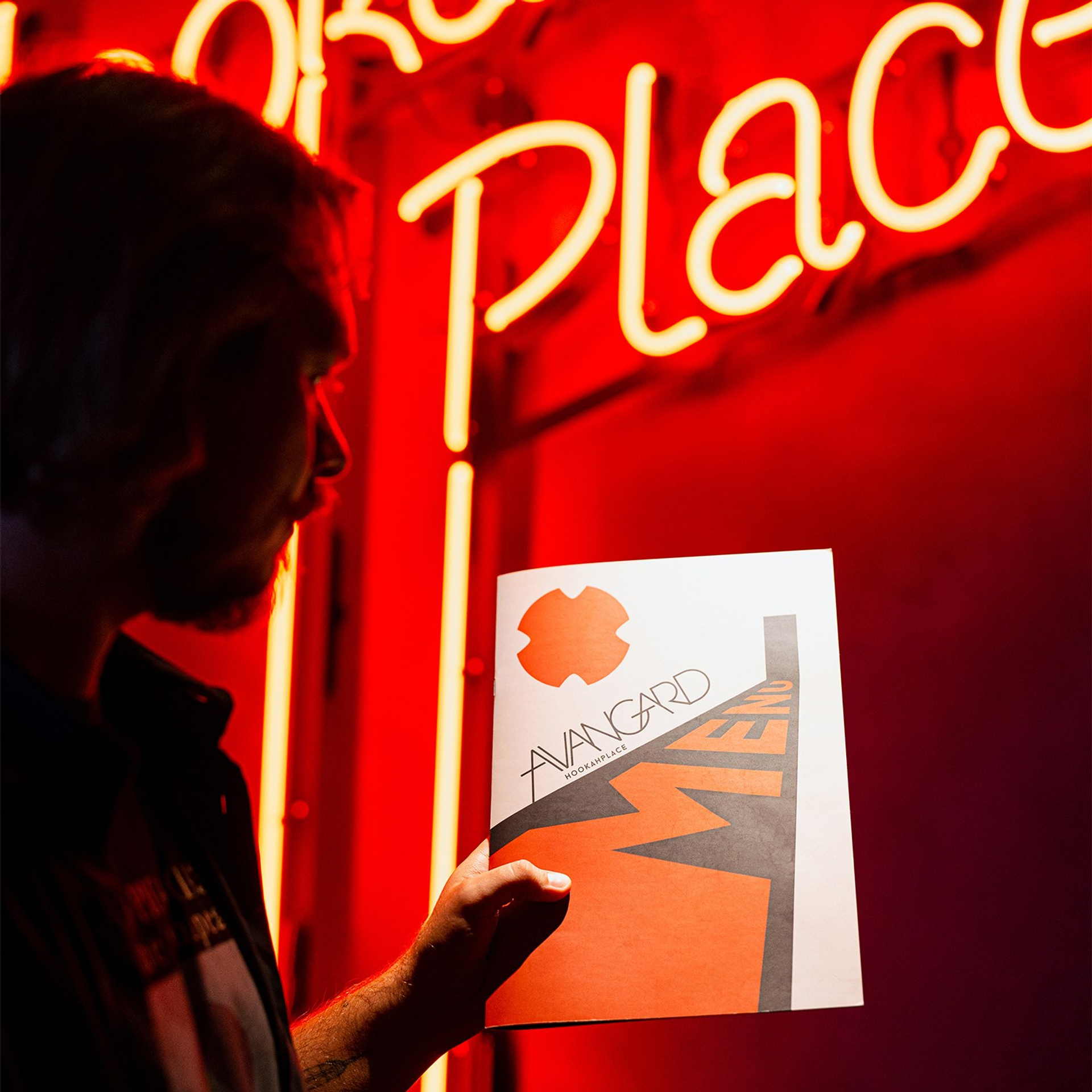 Дизайн меню Hookah place Avangard