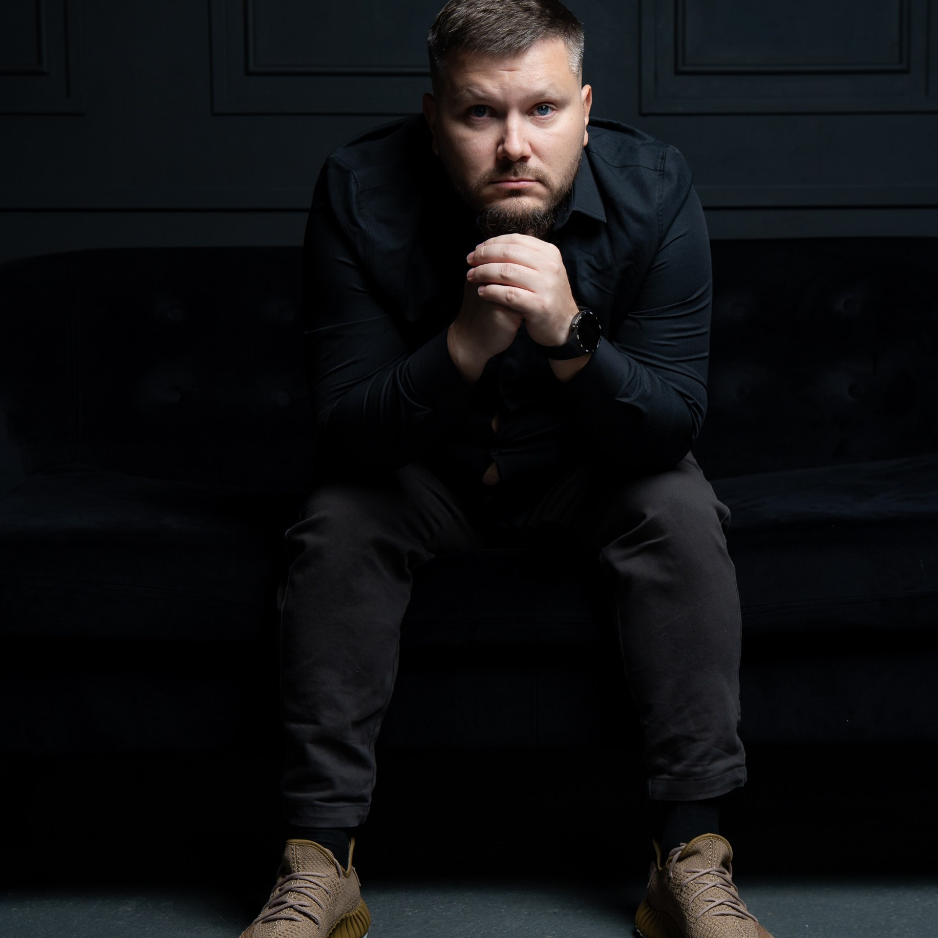 Новогодняя съемка Галя+Джон+Ладушка. Фотограф в Ростове-на-Дону Елизаваета Маковей