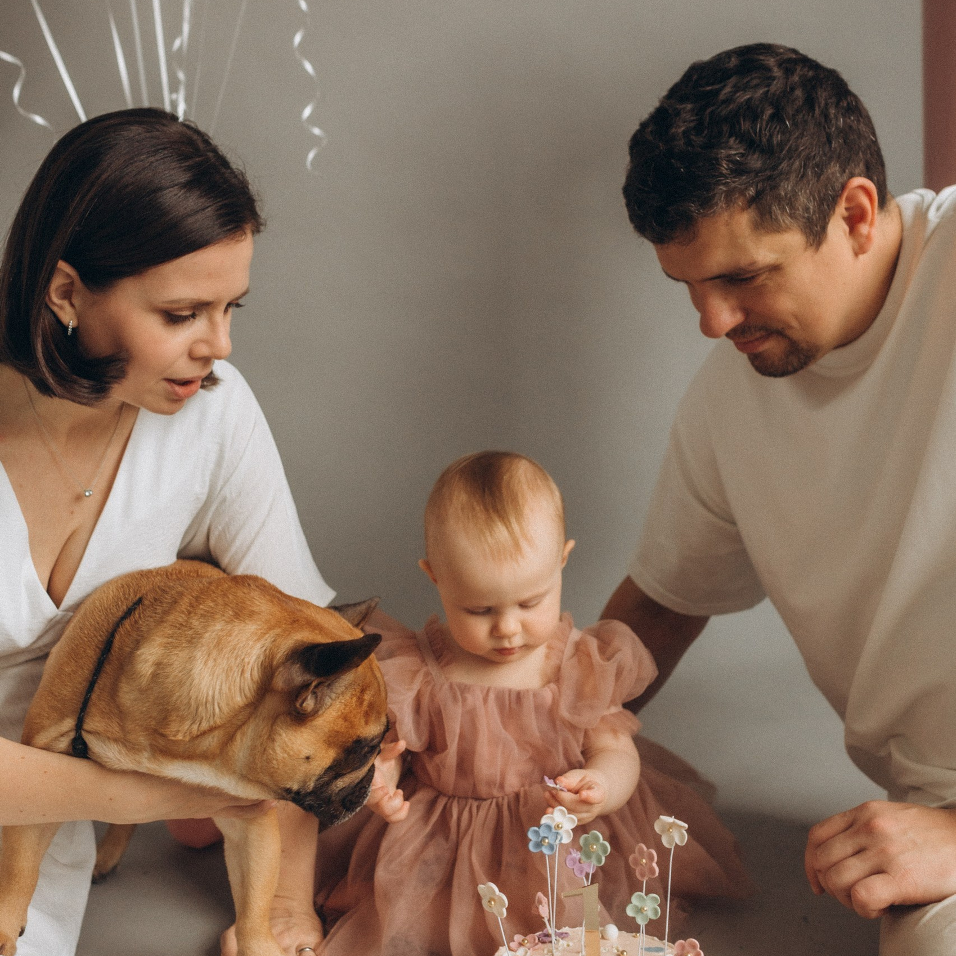 первый годик, первый тортик