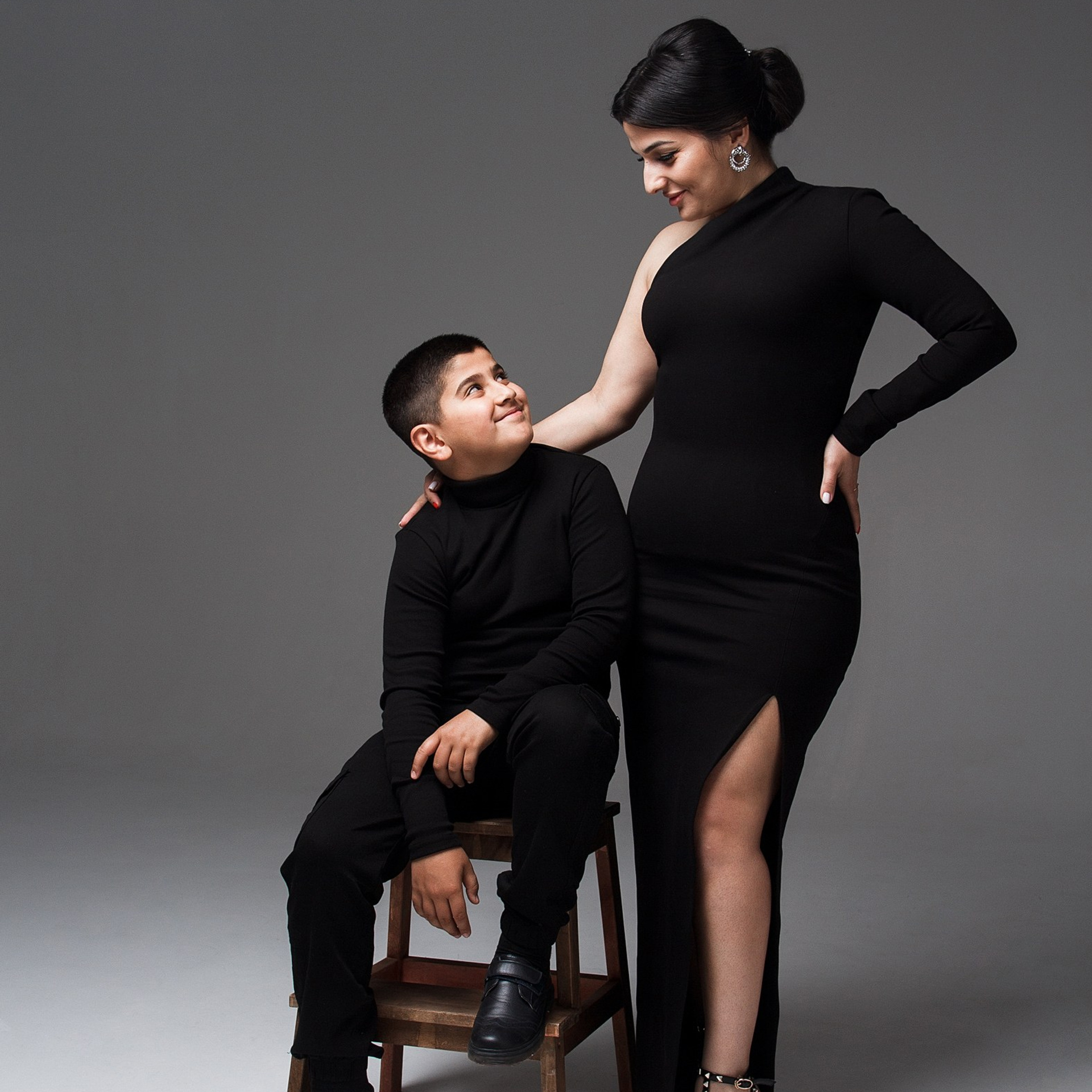 Камила с сыном