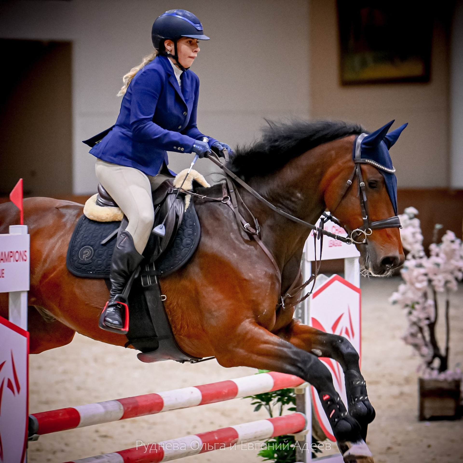 ТУРНИРНАЯ КОННАЯ ФОТОГРАФИЯ, Руднева Ольга и Евгений Адеев