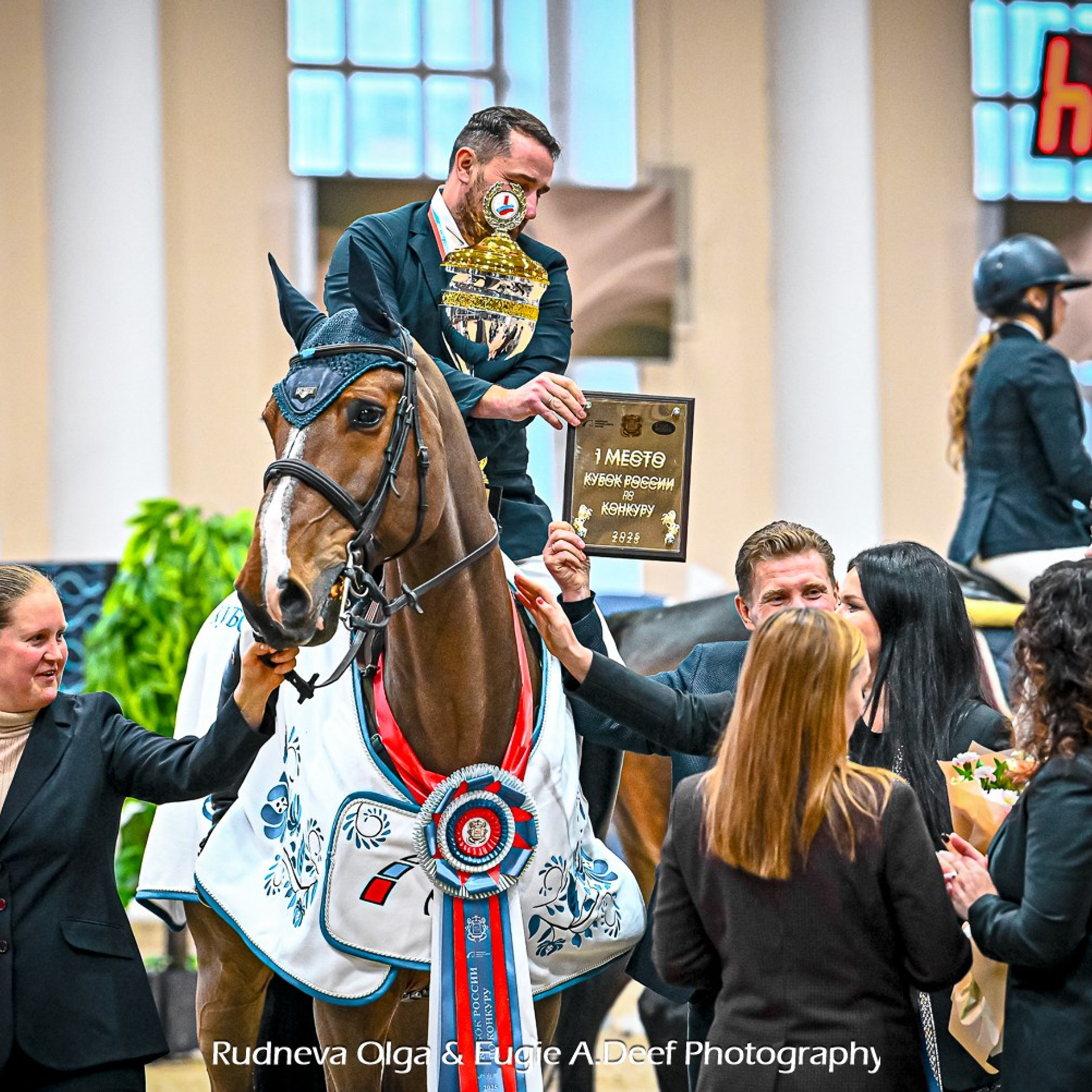 ТУРНИРНАЯ КОННАЯ ФОТОГРАФИЯ, Руднева Ольга и Евгений Адеев
