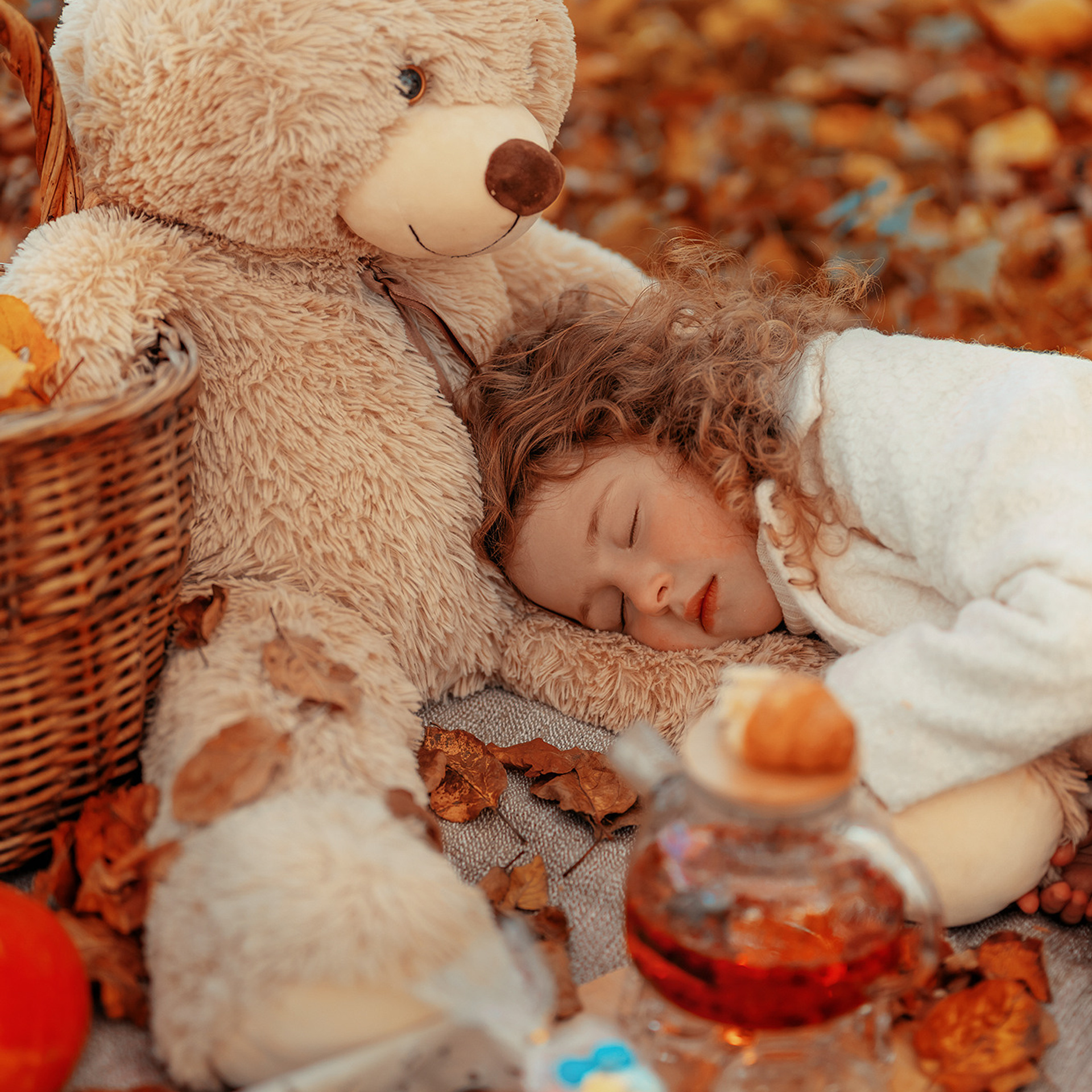 Детская фотосъемка в парке, пикник, семейная фотосъемка